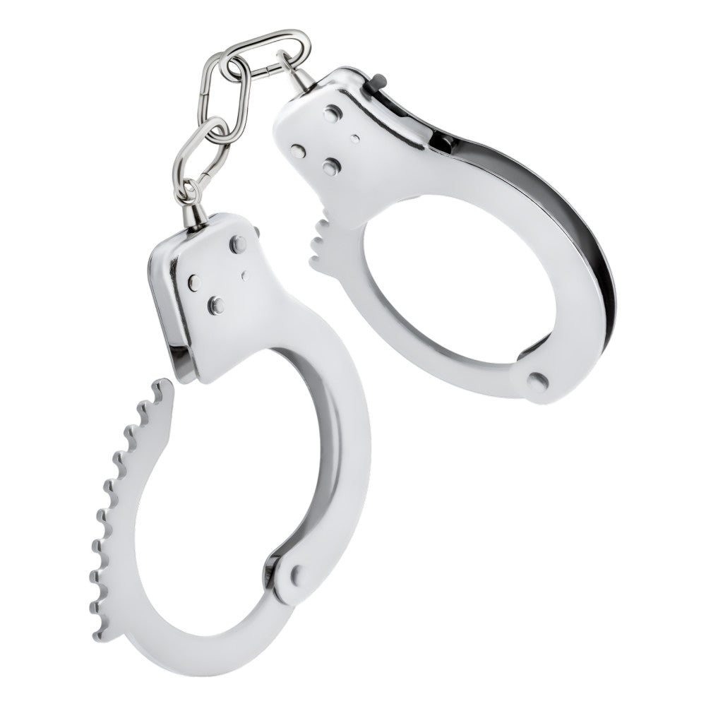 Temptasia By Blush® | Beginner Cuffs – Lightweight Bondage Handcuffs With Safety Release – Fully Adjustable With 2 Keys - Silver、mySite、bottomscart