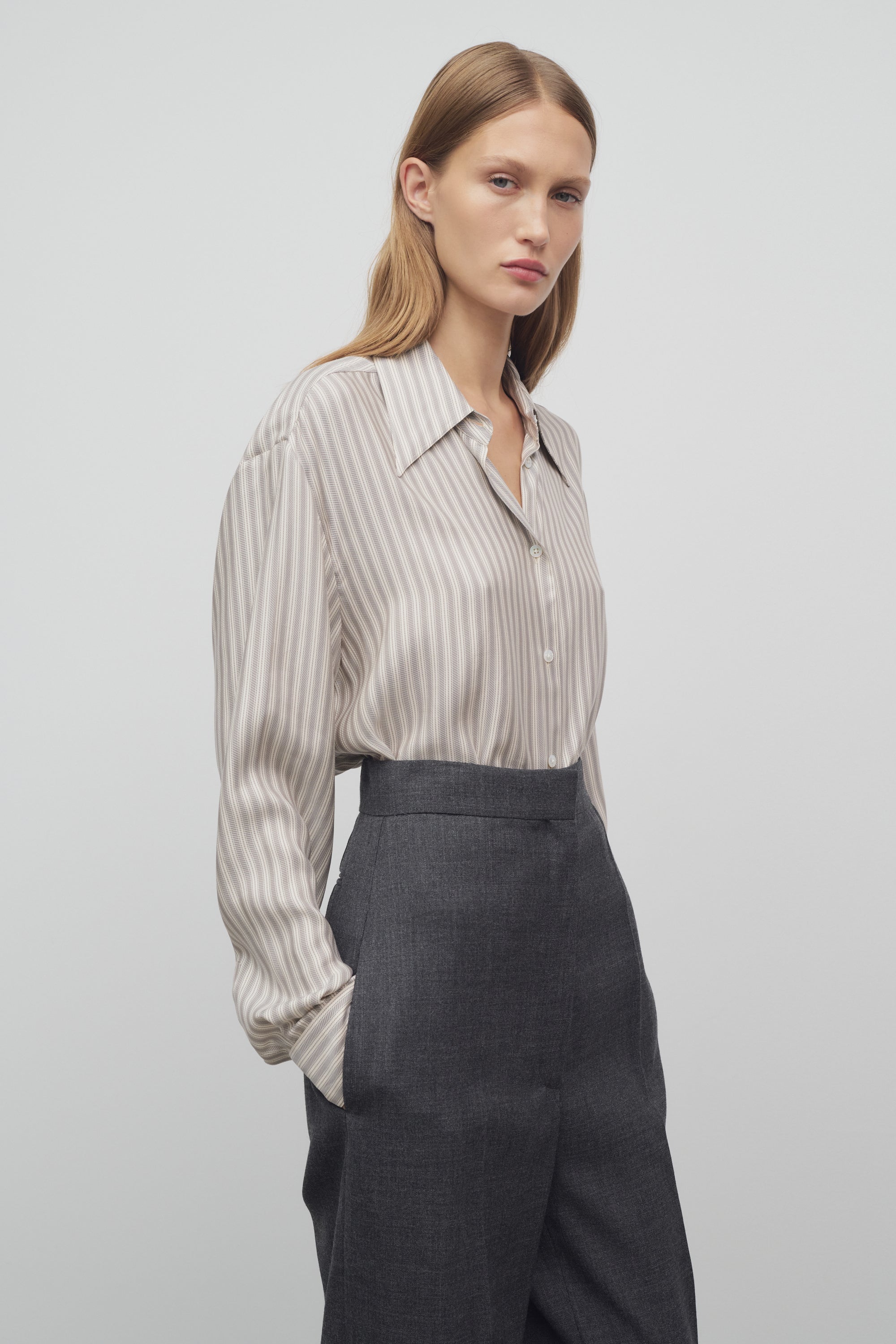 Parave Shirt in Silk、mySite、aoinhome