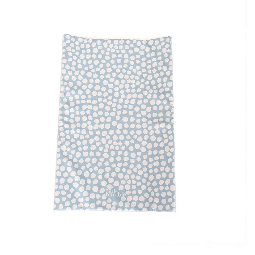  The Little Bumble Co. Anti Roll Changing Mat - Dotty - White + Blue、mySite、merchandisen