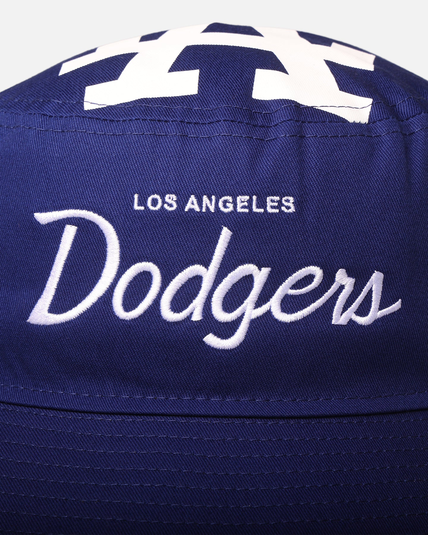 New Era Los Angeles Dodgers 'Script' Bucket Hat Official Team Colour、mySite、zt4zffjzw