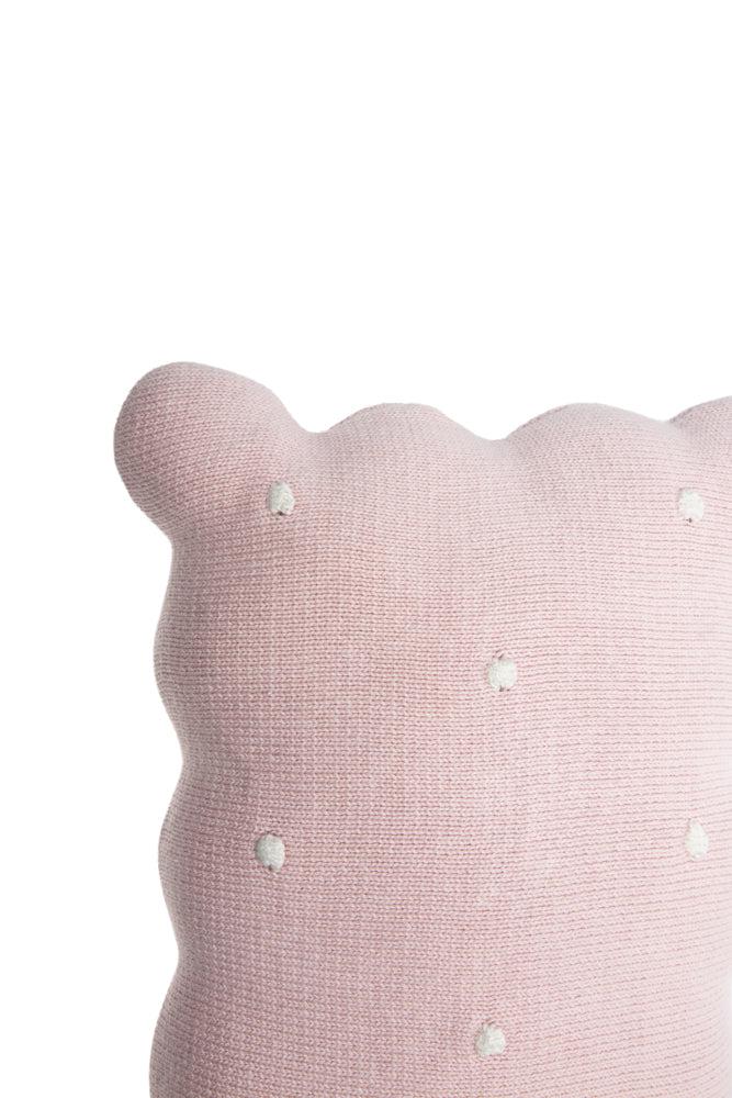 KNITTED CUSHION BISCUIT PINK、mySite、gigharbornorthrealestate