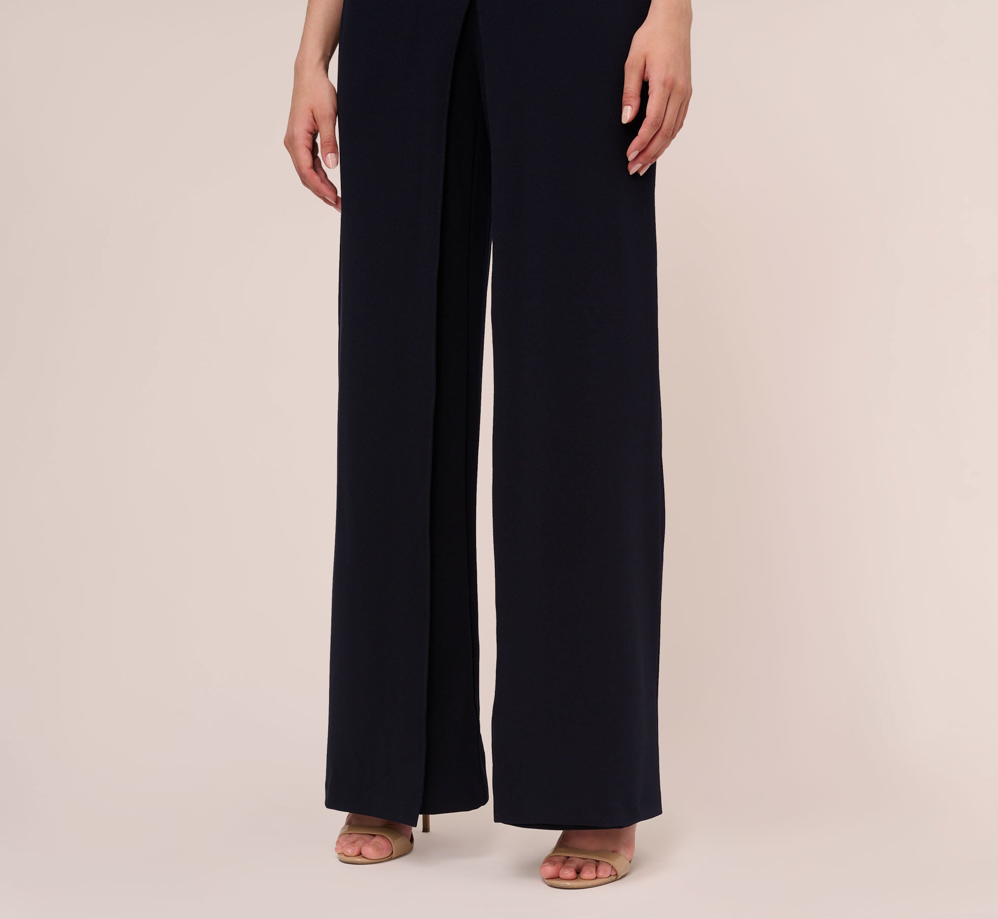 Sleeveless Asymmetrical Jumpsuit In Midnight、mySite、solidvoid