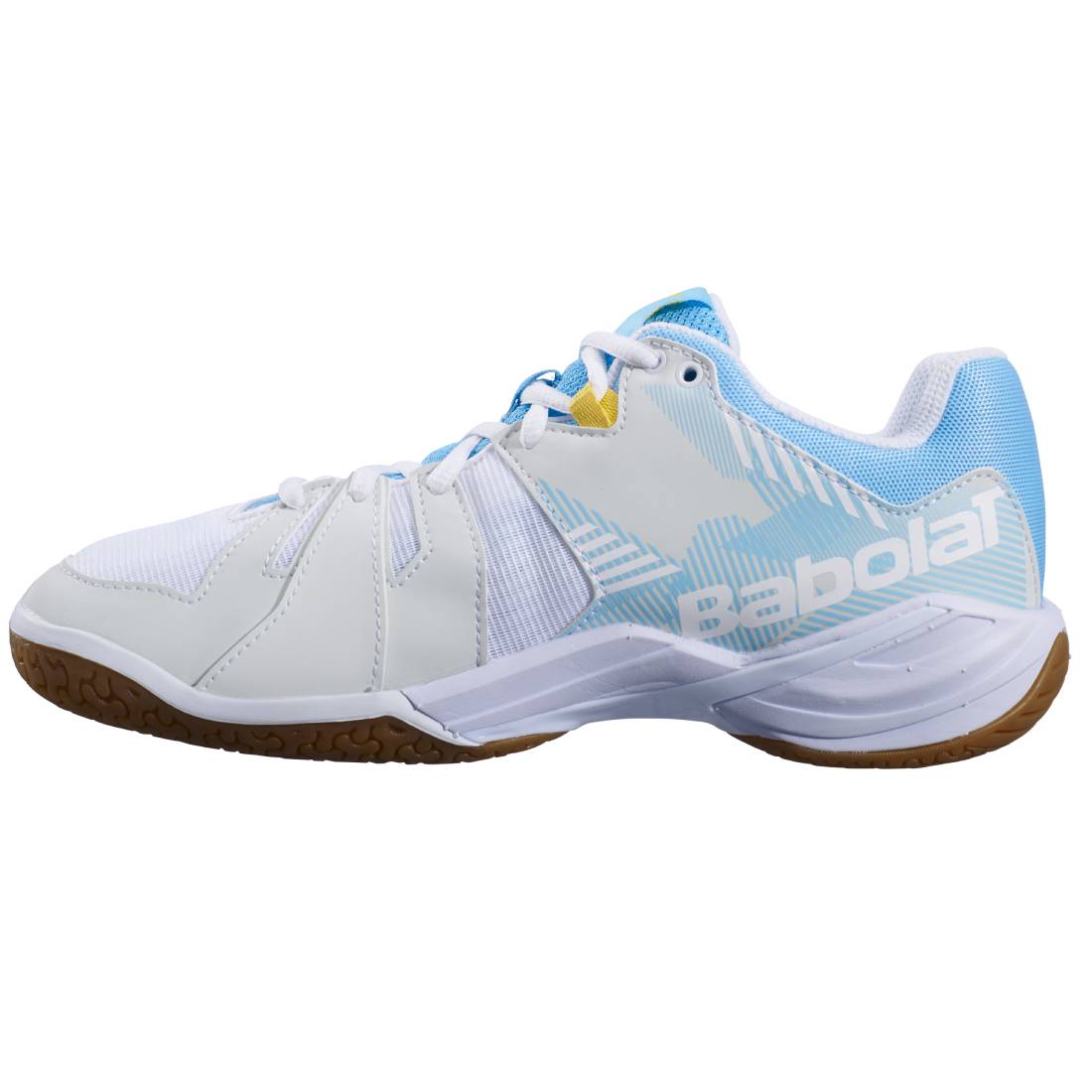 Babolat Shadow Spirit Women's Indoor Court Shoe (White/Light Blue)