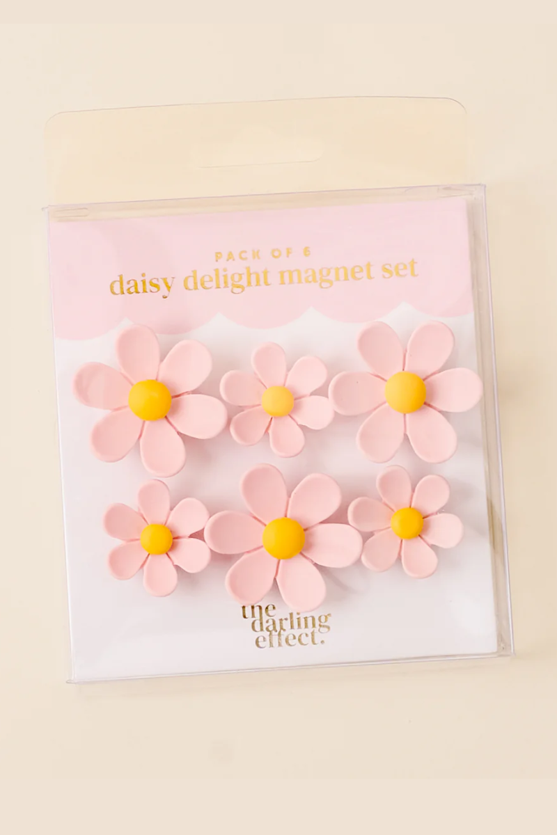 Pink Daisy Delight Magnet Set、mySite、hinf8tx79