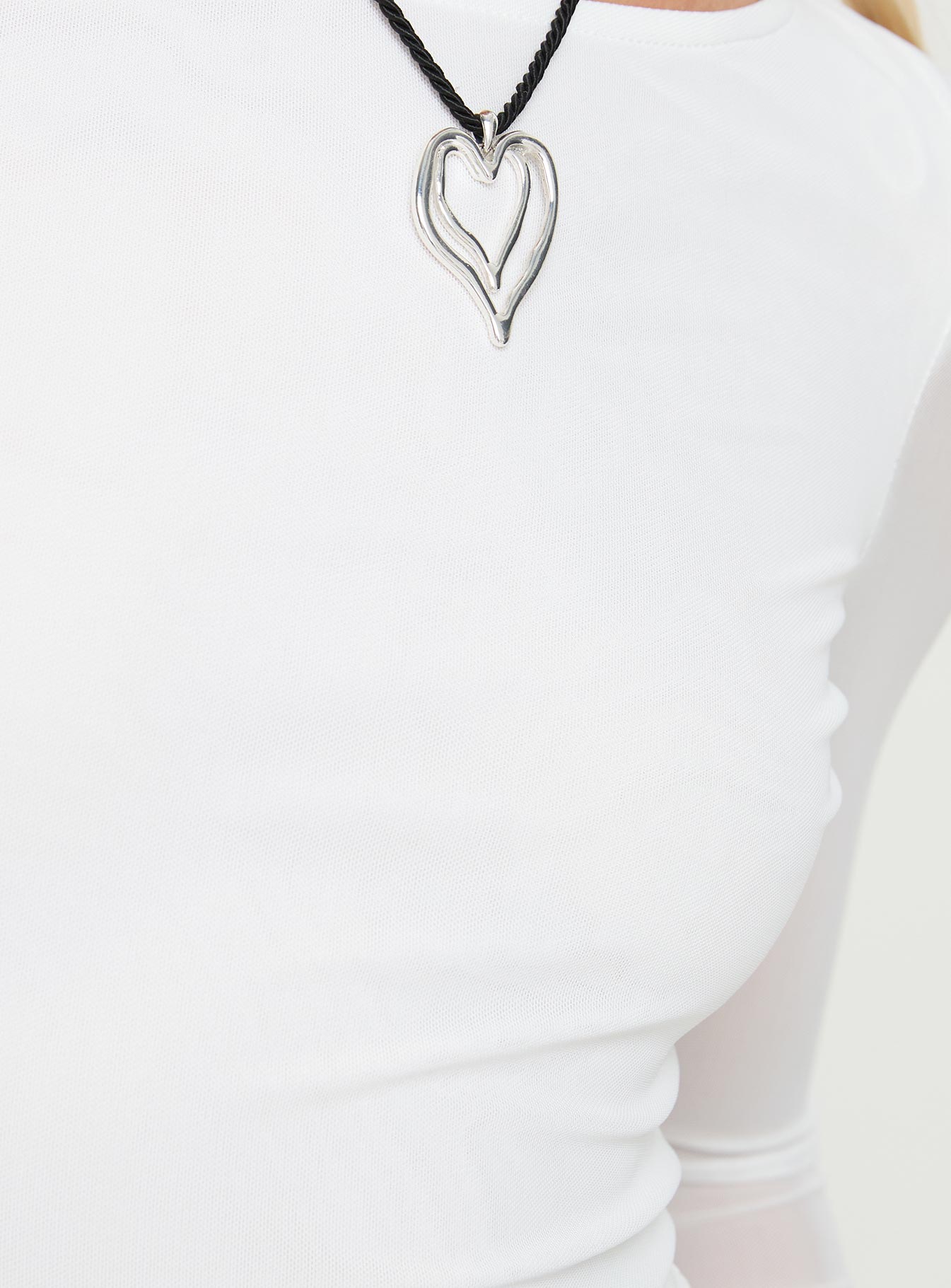 Lukea Long Sleeve Bodysuit White、mySite、solidvoid