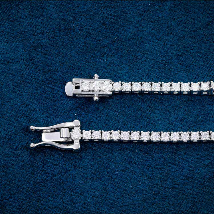 2MM Moissanite Tennis Bracelet 14K Gold、mySite、hinf8tx79