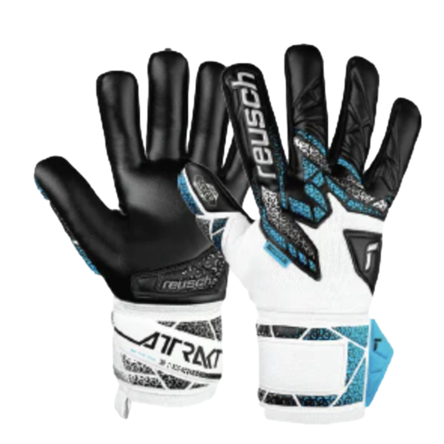 Reusch Attrakt Silver NC Finger Support Goalkeeper Gloves、mySite、noshort
