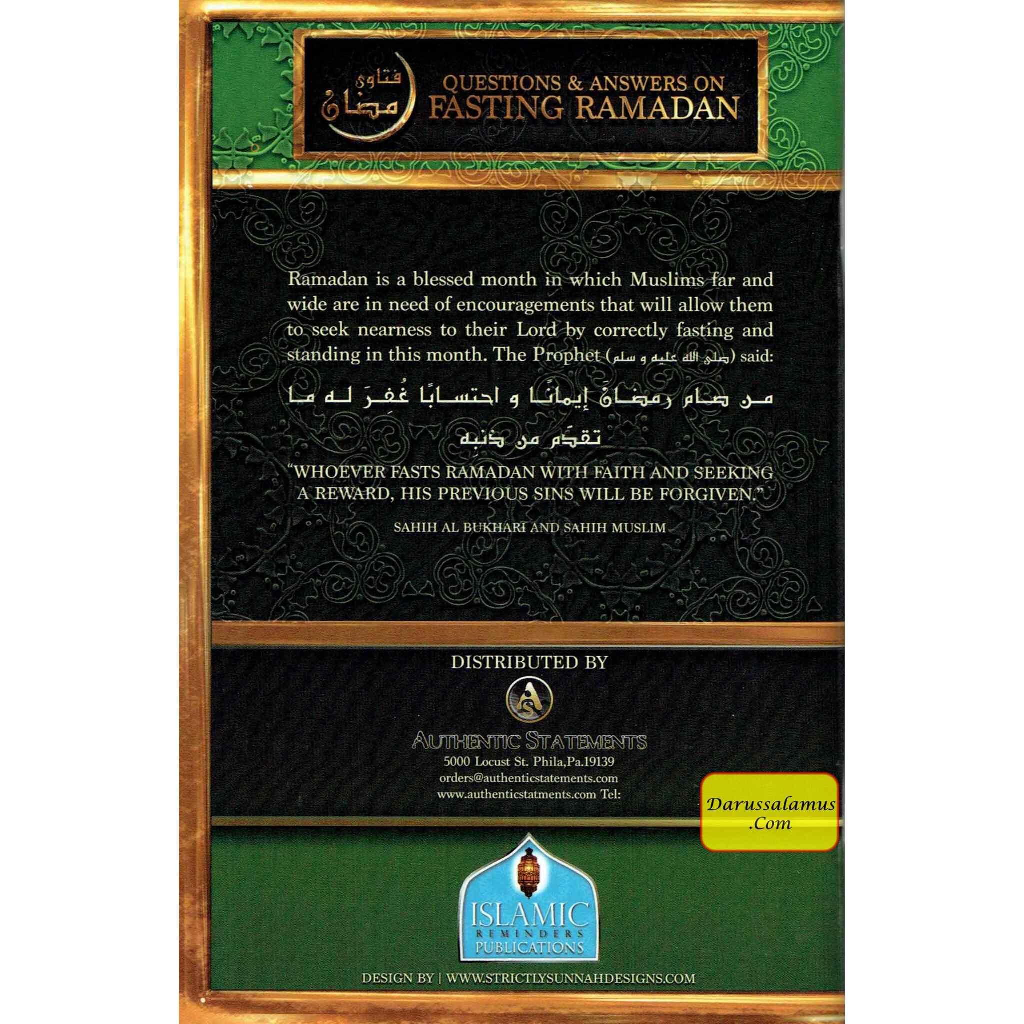 Questions and Answers on Fasting Ramadan By Shaykh Muqbil Bin Hadi Al-Waadii、mySite、topwebapps