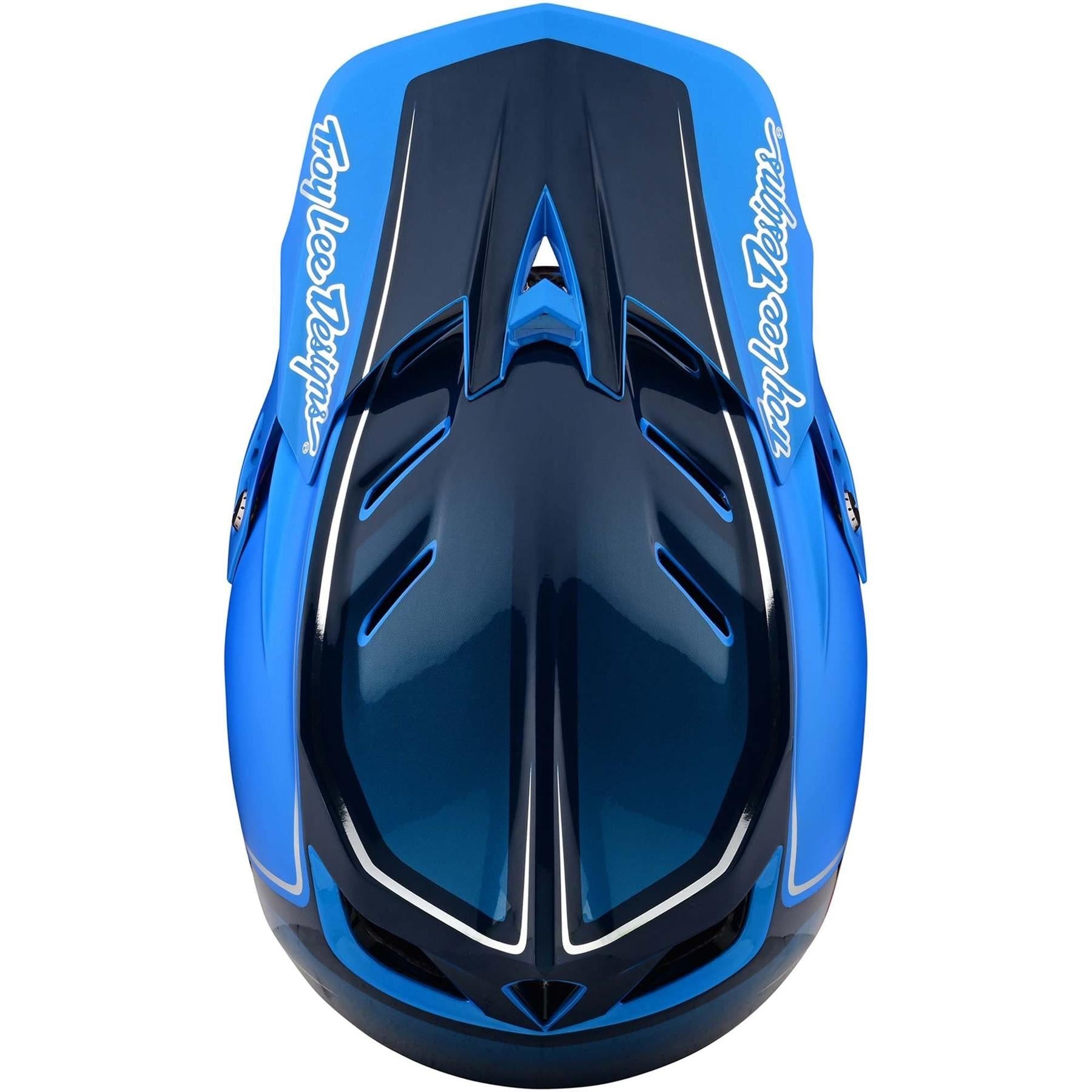  Troy Lee D4 Composite Race Helmet - Shadow/Blue、mySite、merchandisen