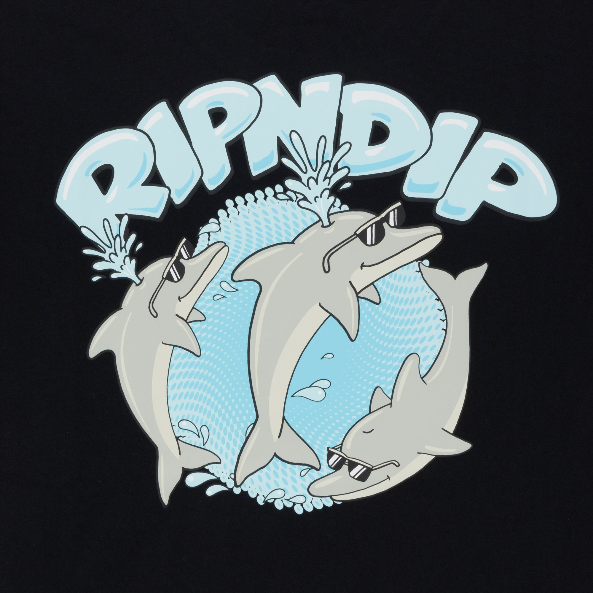  Dolphin Dudes Tee (Black)、mySite、merchandisen