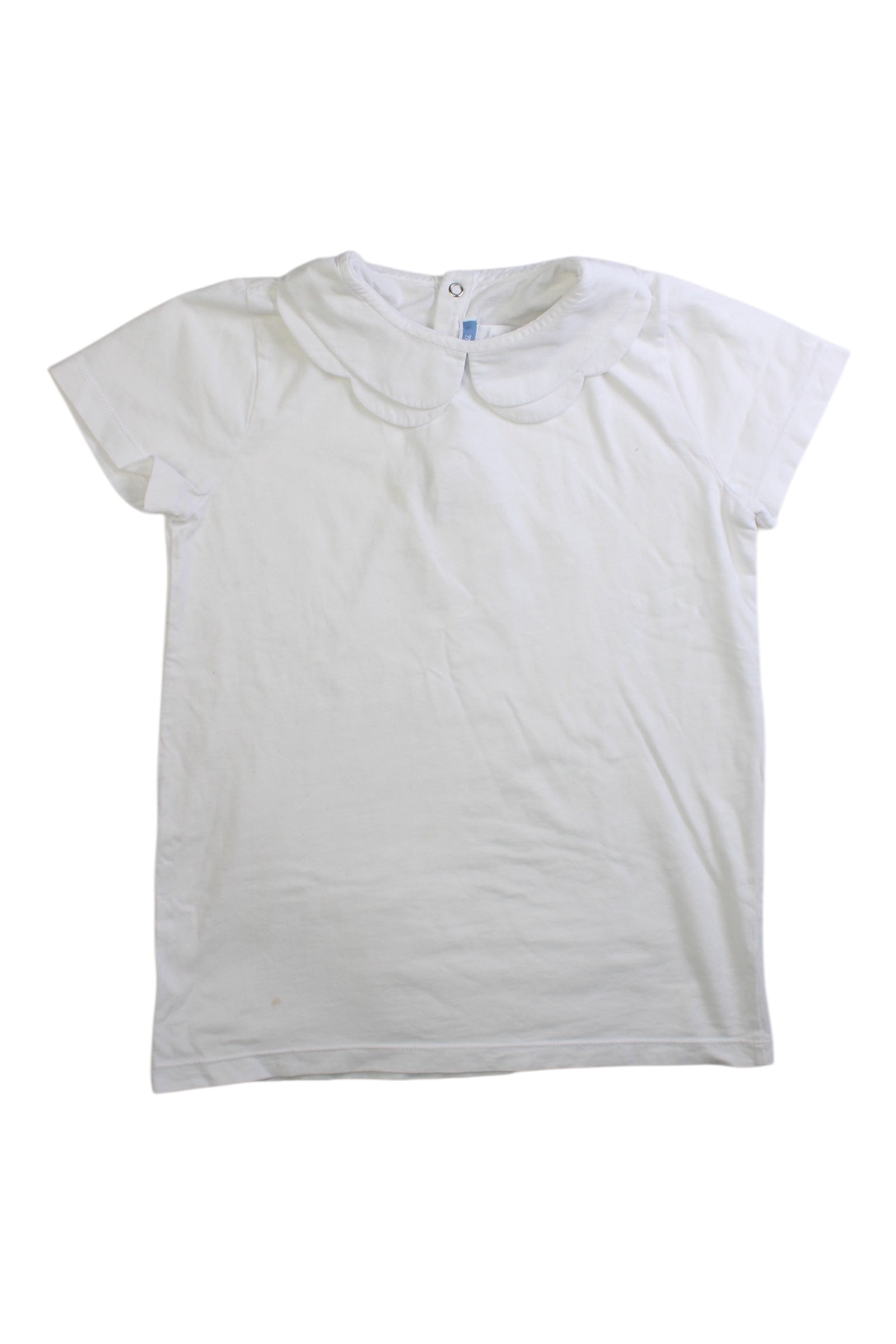 Jacadi Collared Short Sleeve Top - Size 10Y、mySite、g9winljtr