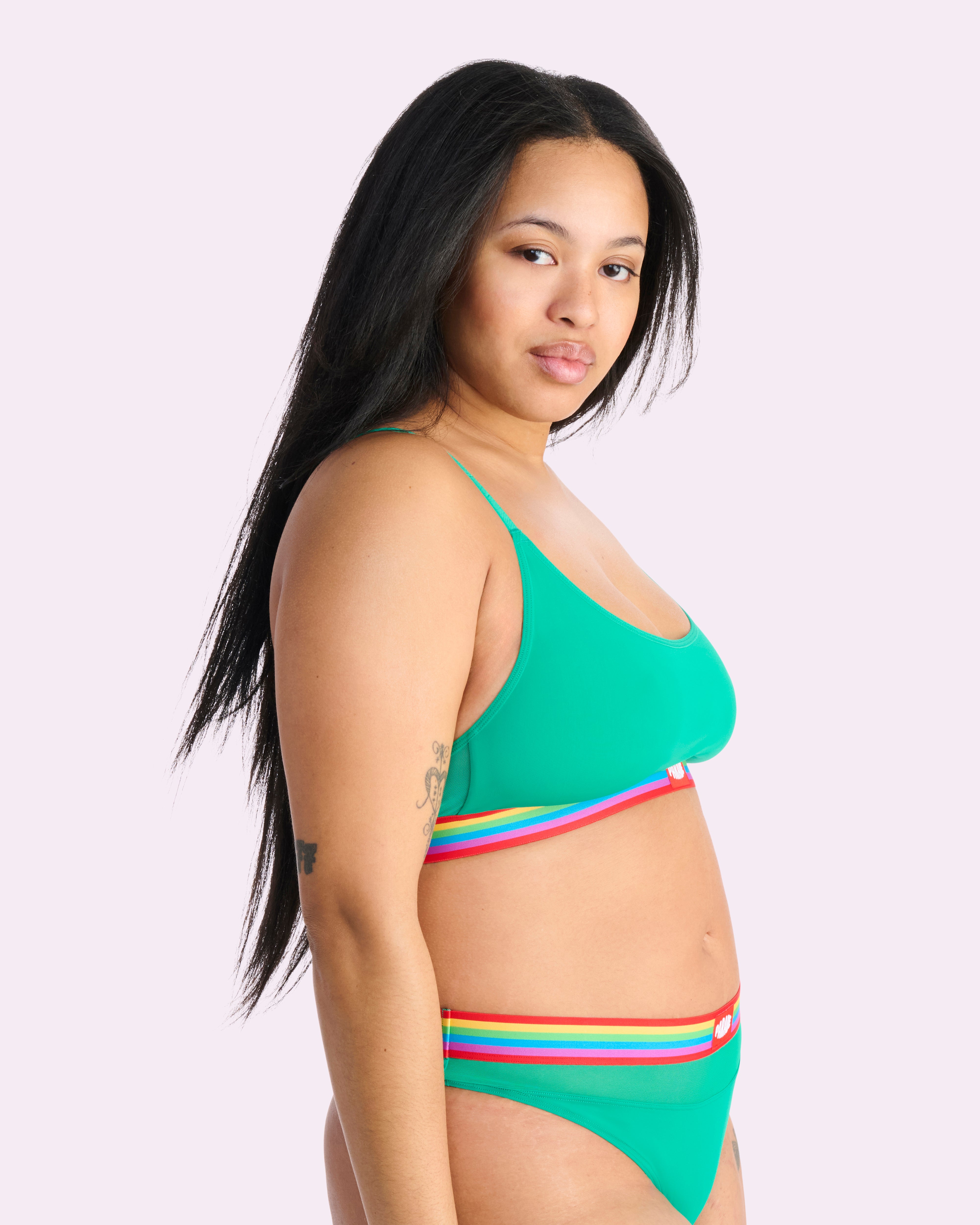 Re:Play New Scoop Bralette | Ultra-Soft Re:Play (Golf Green)、mySite、bengalsvssteelers