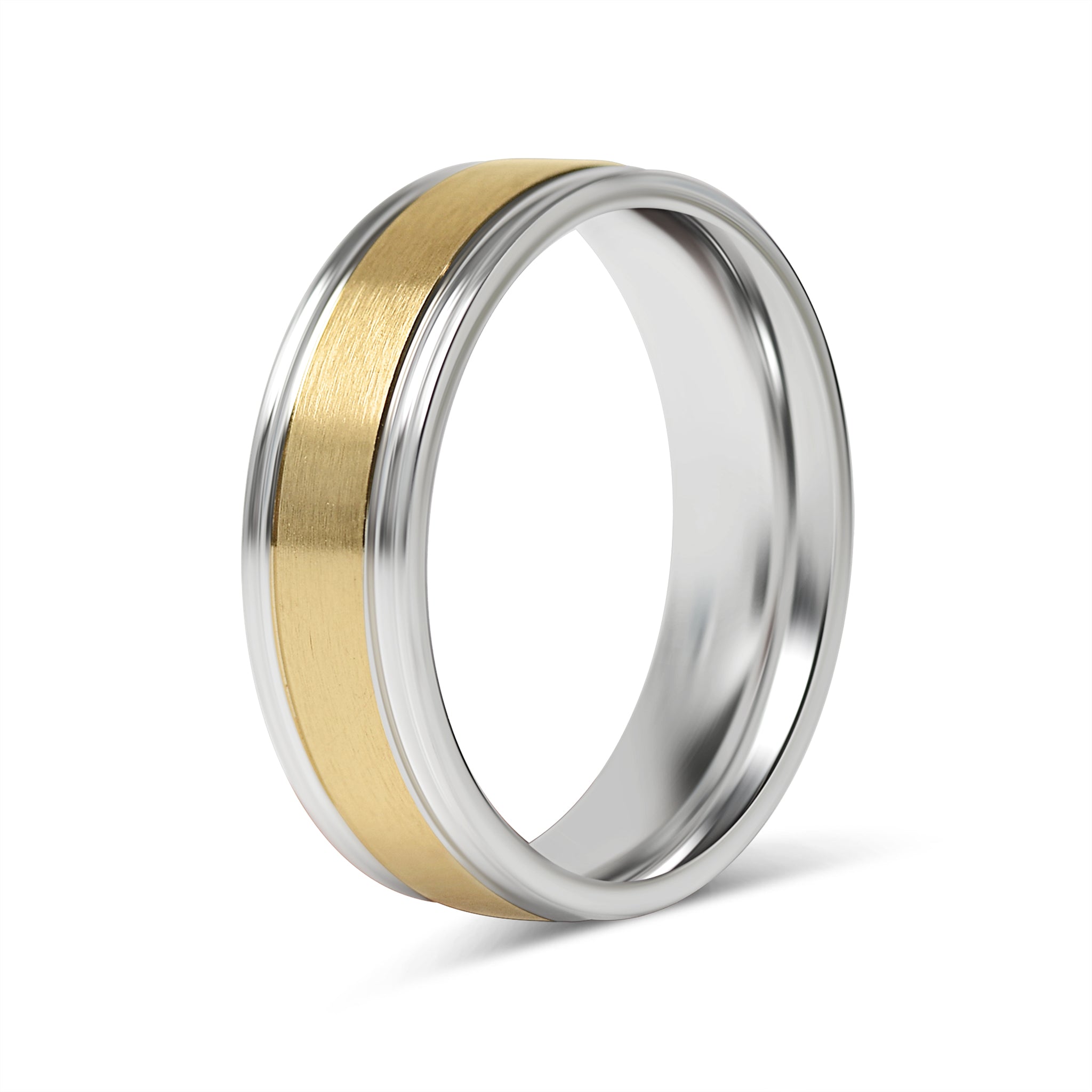 18K Gold PVD Center Stainless Steel Ring / CFR7027、mySite、dreamappss