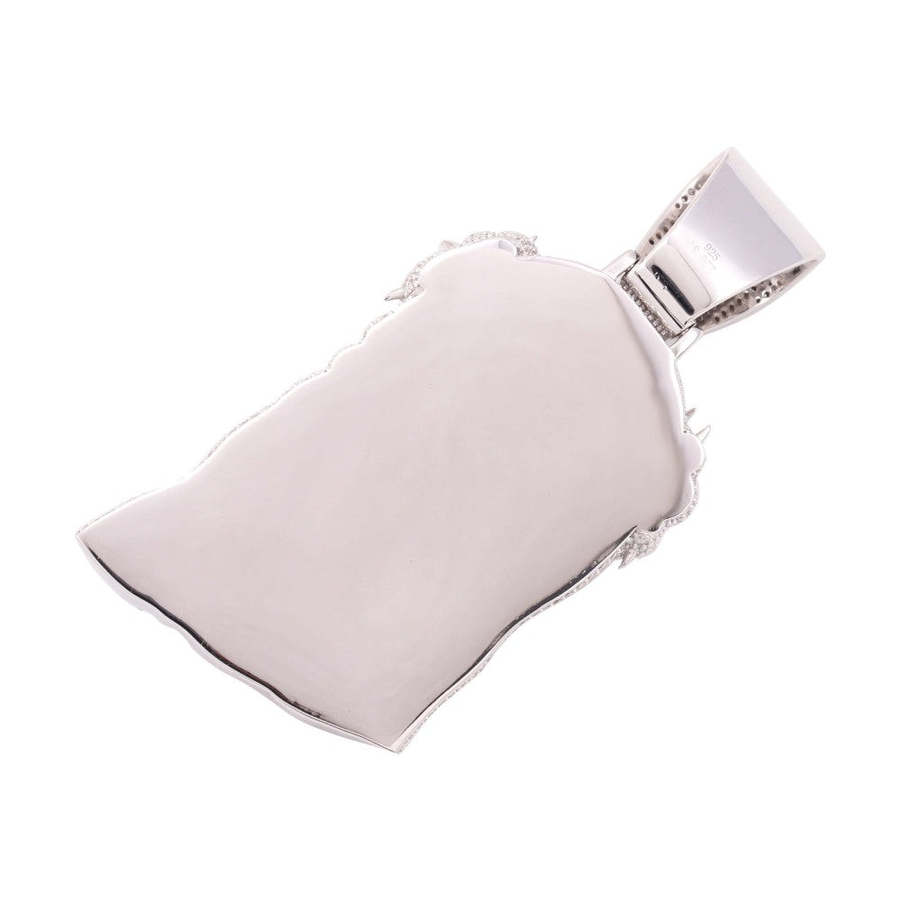 Moissanite Four Leaf Clover Jesus Pendant 14K Gold、mySite、hinf8tx79