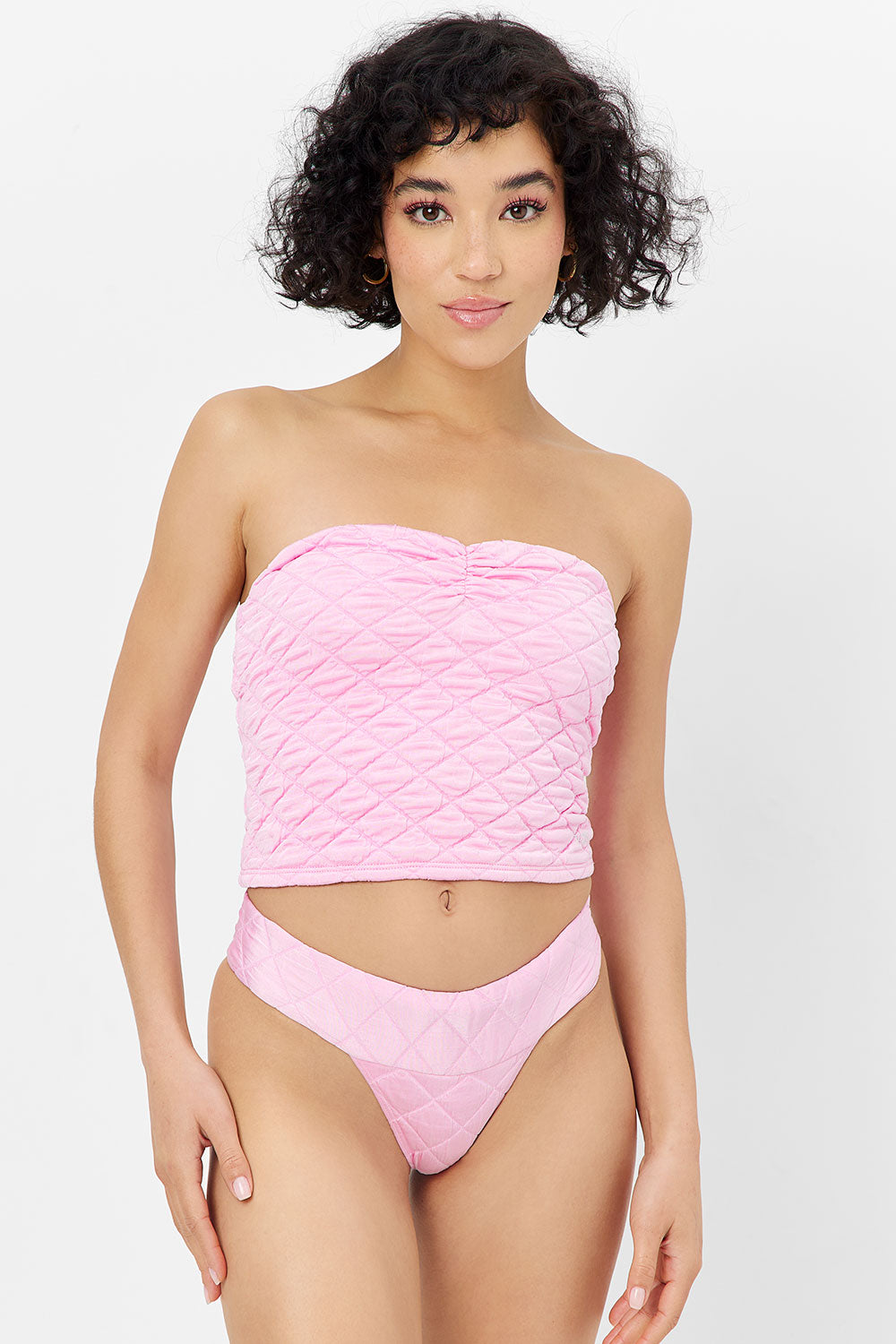  Lani Strapless Bikini Top - Baby Pink、mySite、ashleygrahame