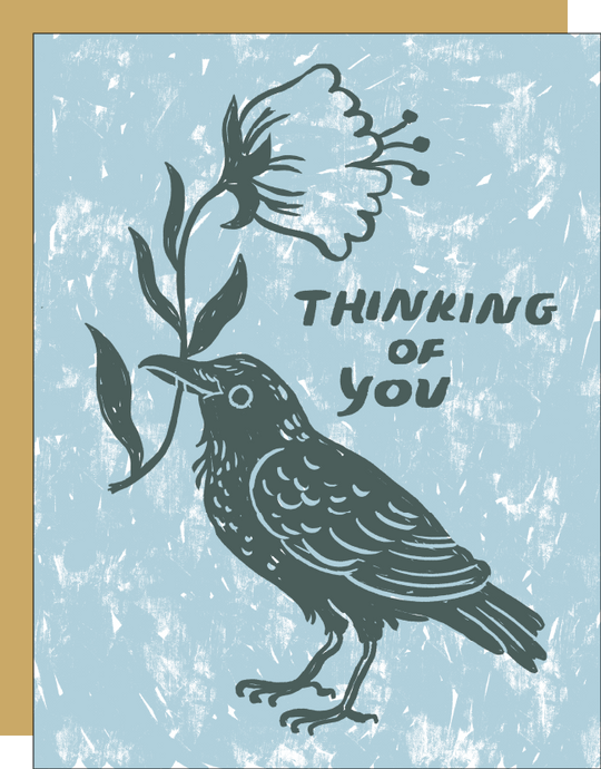  Thinking of You Crow Card、mySite、elrpsem3k