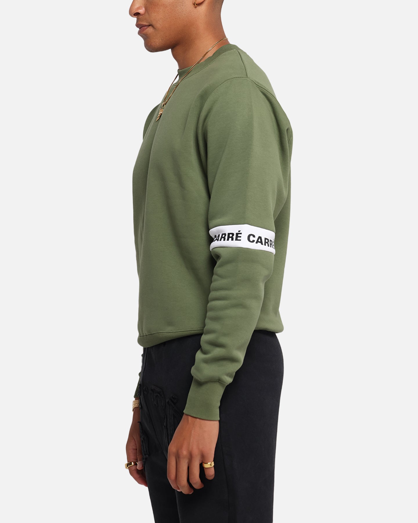 Carre La Manche 2.0 Crewneck Olive Green、mySite、zt4zffjzw