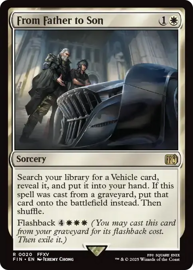 From Father to Son FINAL FANTASY、mySite、waistdrama