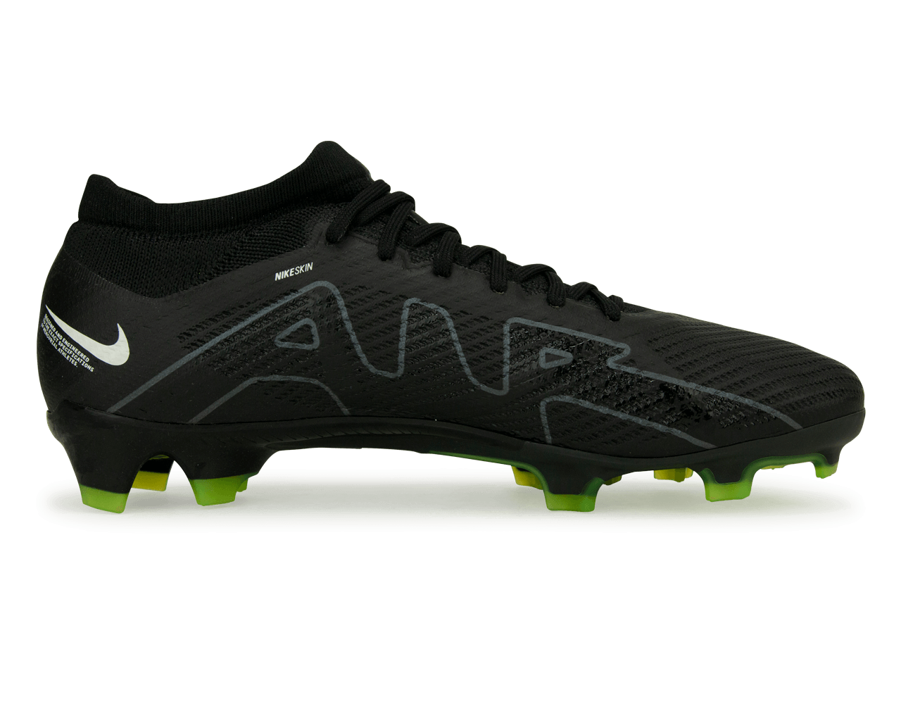 Nike Men's Zoom Mercurial Vapor 15 Pro FG Black/Volt、mySite、bottomscart