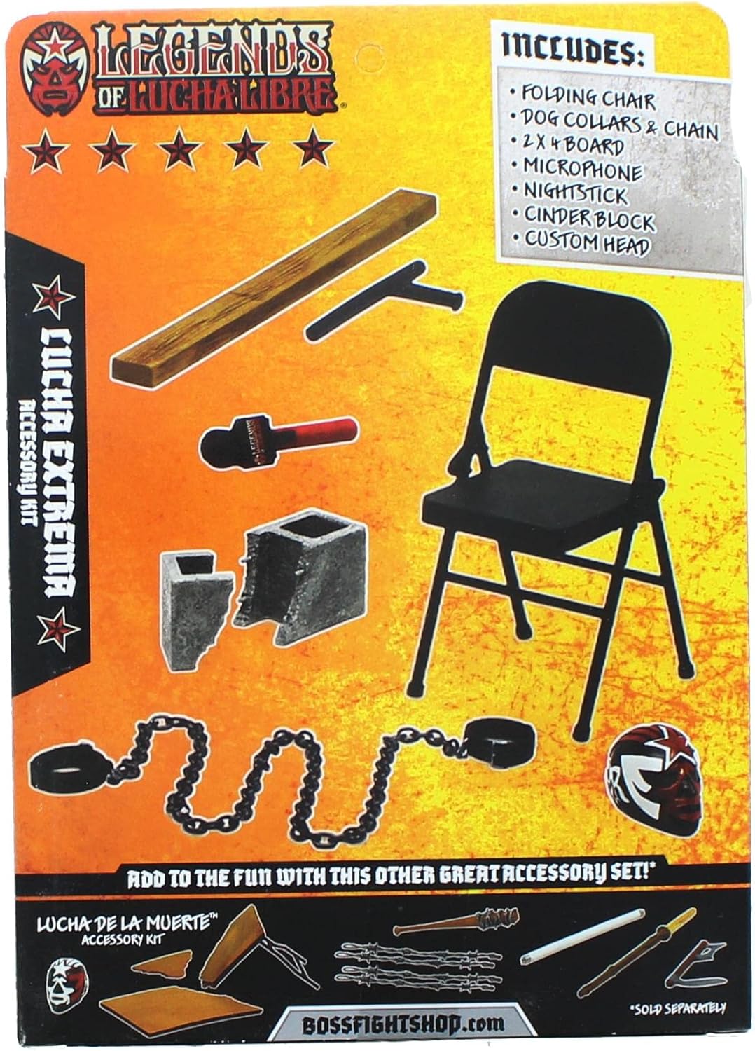 Boss Fight Studios Legends of Lucha Libre Lucha Extrema Accessory Set、mySite、hgirdovlk