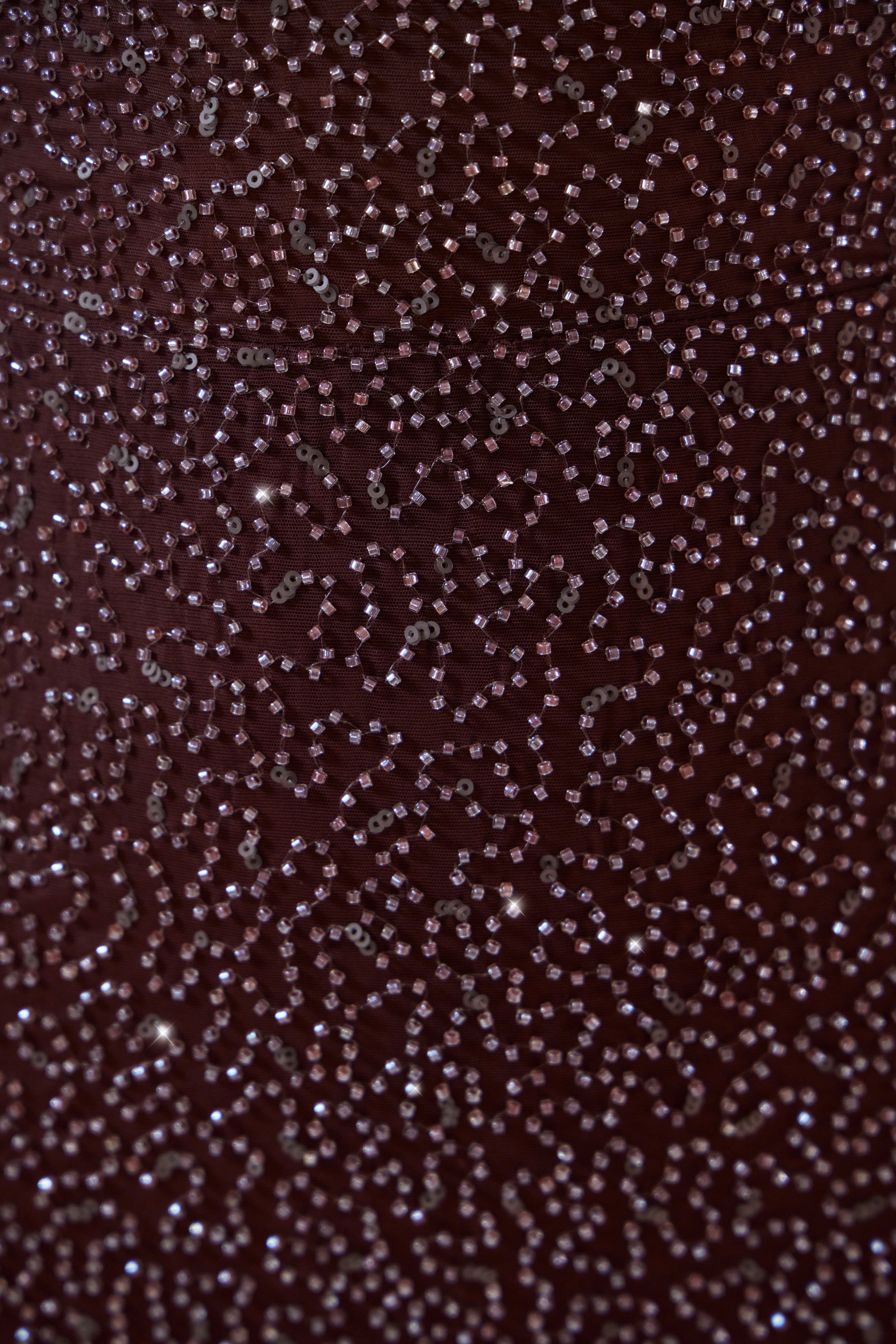 Embellished Maxi Dress in Red/Brown Ombré、mySite、solidvoid