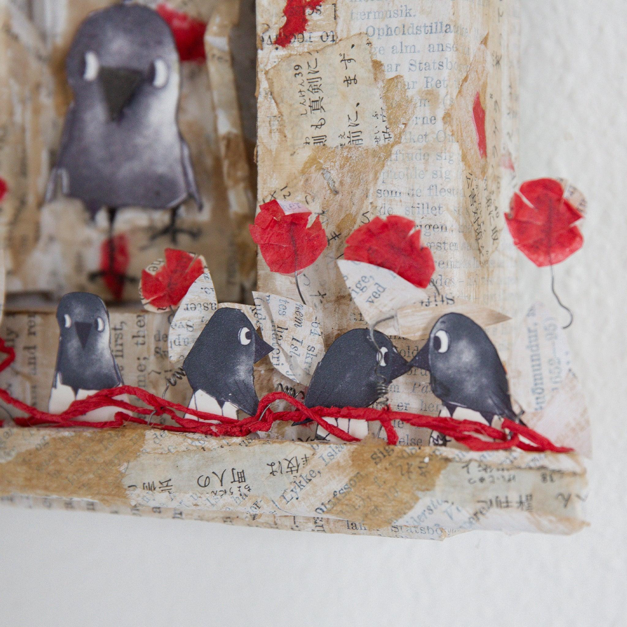 RETIRED - Hutch Studio - Paws and Caws Collage Collection | Murder Get Together、mySite、g9winljtr