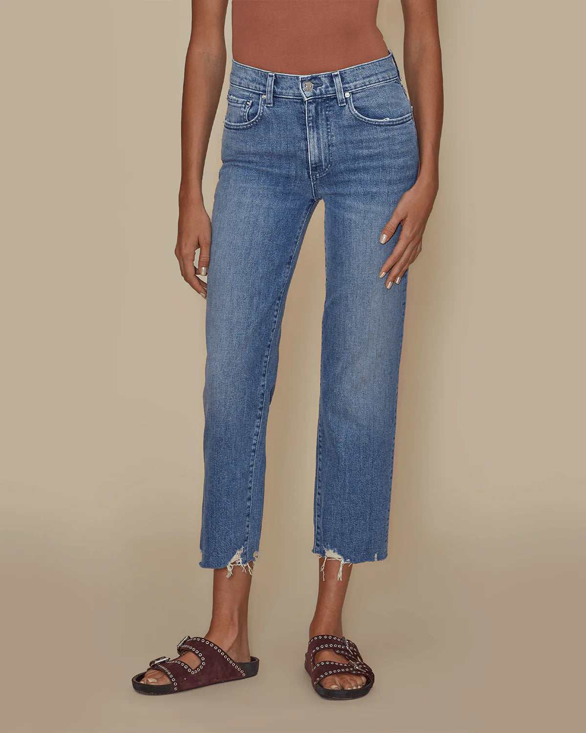 Le Jean Sabine Straight Crop Jeans - Final Sale、mySite、noshort