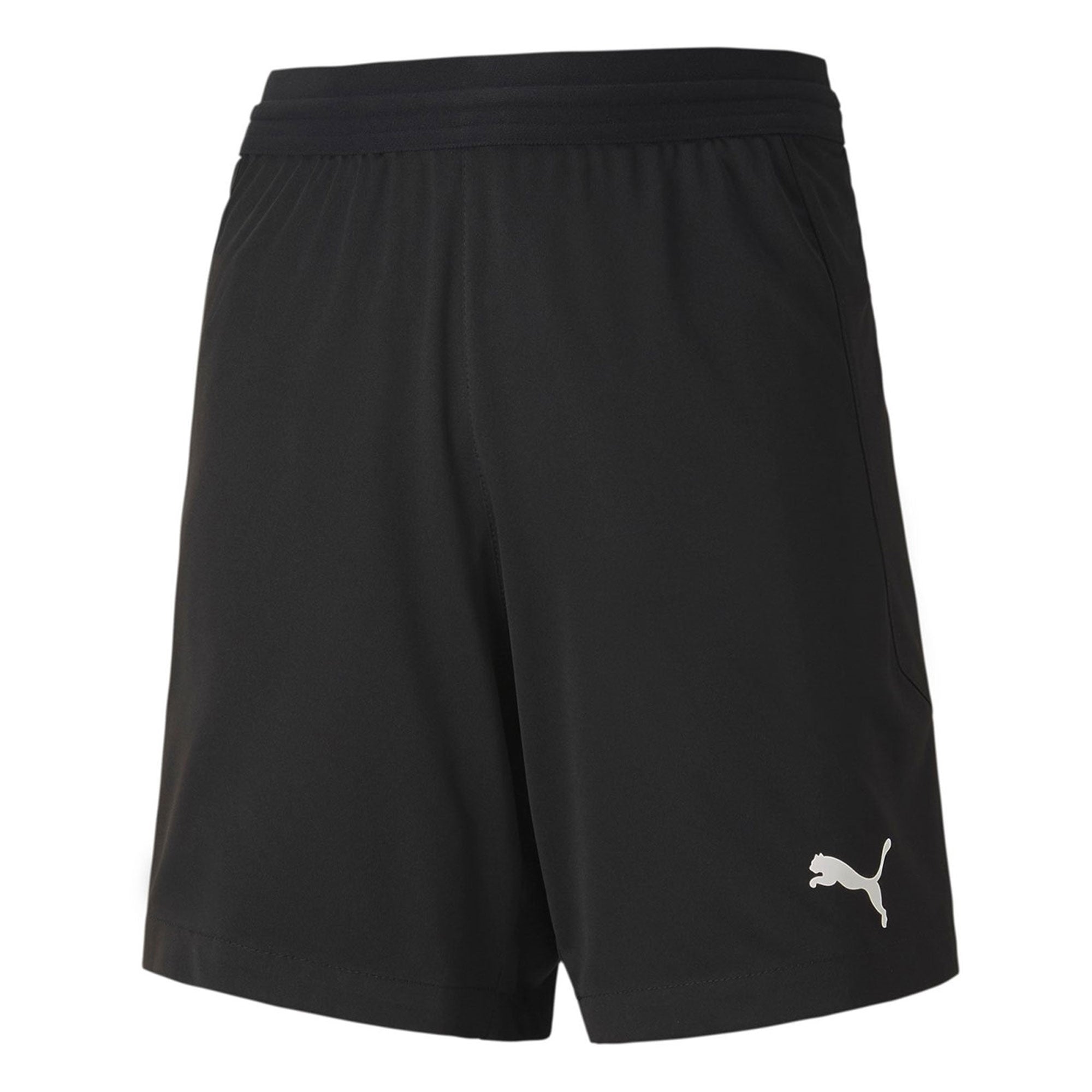 PUMA Kids Team Final 21 Knit Shorts Black/White、mySite、noshort