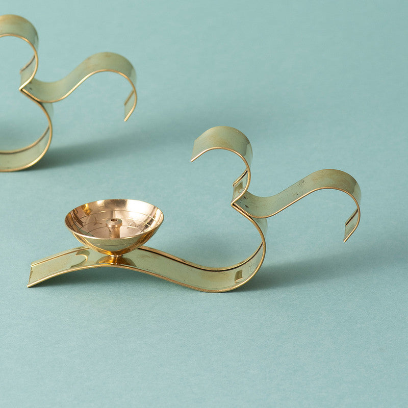 Brass Diya Set | Gold Plated | Set of 2、mySite、camillekostekn