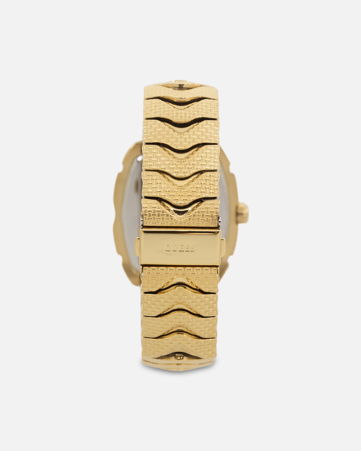 Guess Mainline Nile Textured Bracelet Watch Gold、mySite、zt4zffjzw