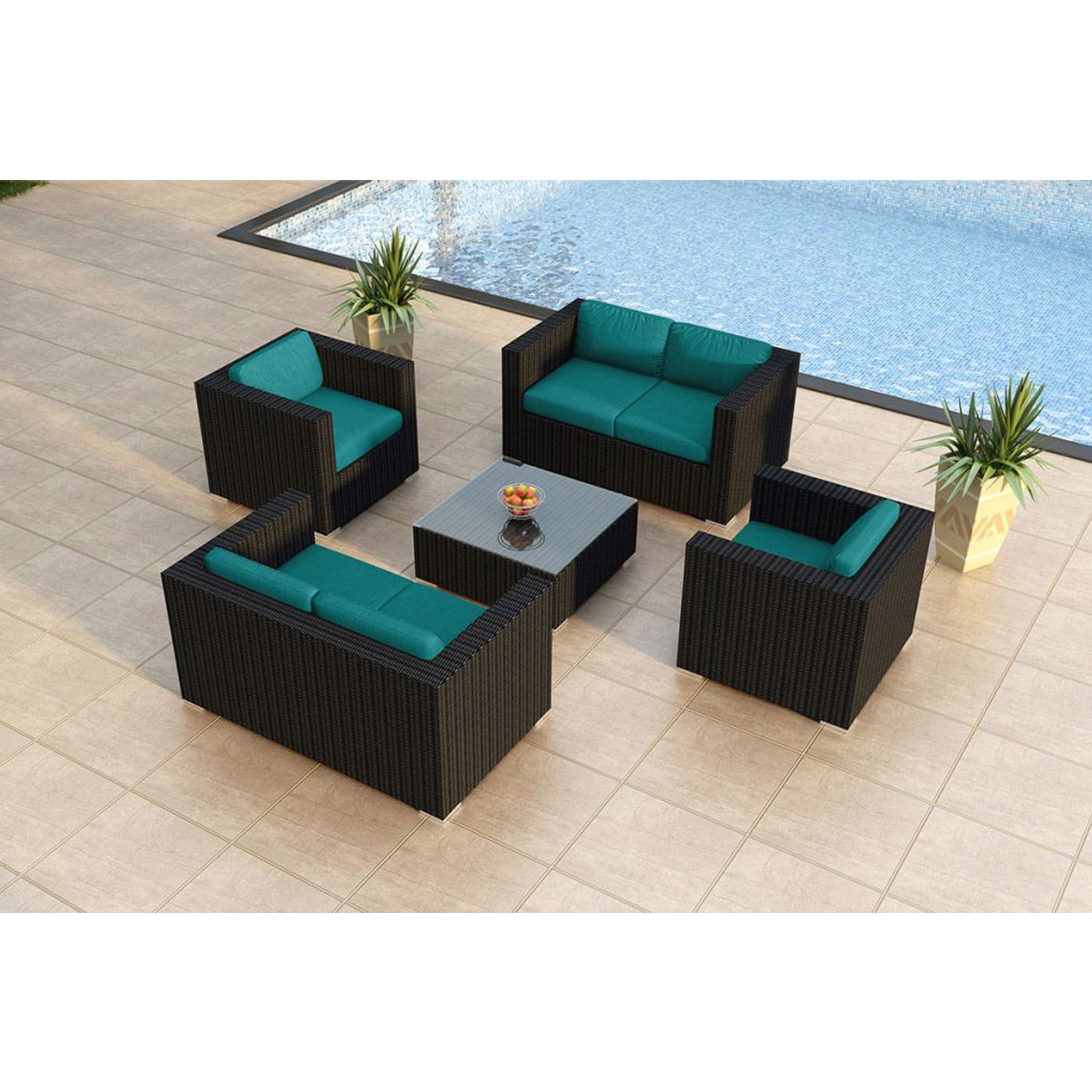 Urbana 5 Piece Double Loveseat Set、mySite、neckold