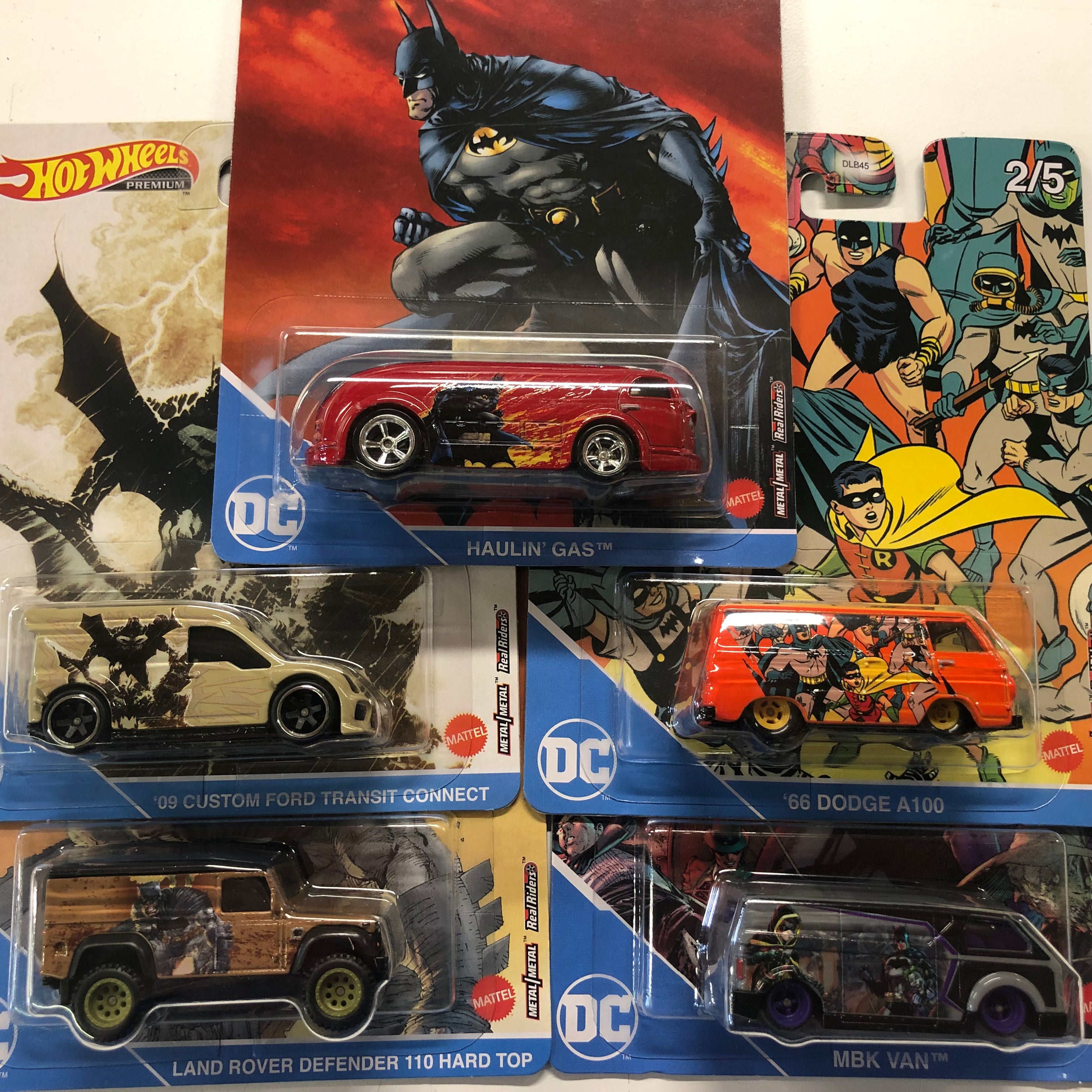 5 Car Set * 2022 Hot Wheels Pop Culture DC Comics Case P、mySite、hgirdovlk