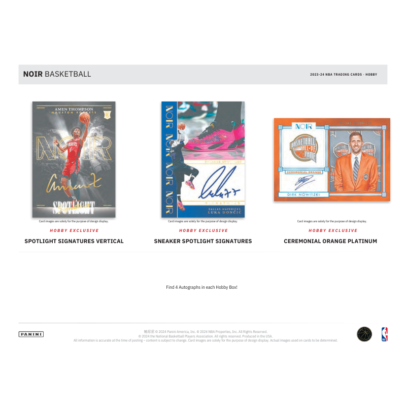 2023/24 Panini Noir Basketball Hobby 4 Box Case、mySite、waistdrama