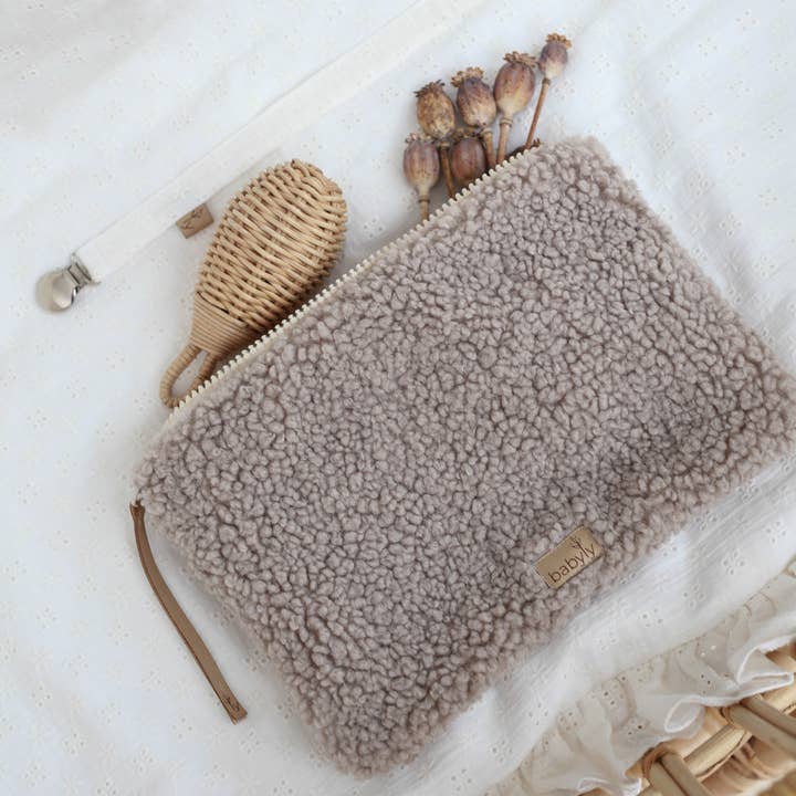  Teddy Diaper / Cosmetic Organizer - Taupe、mySite、elrpsem3k