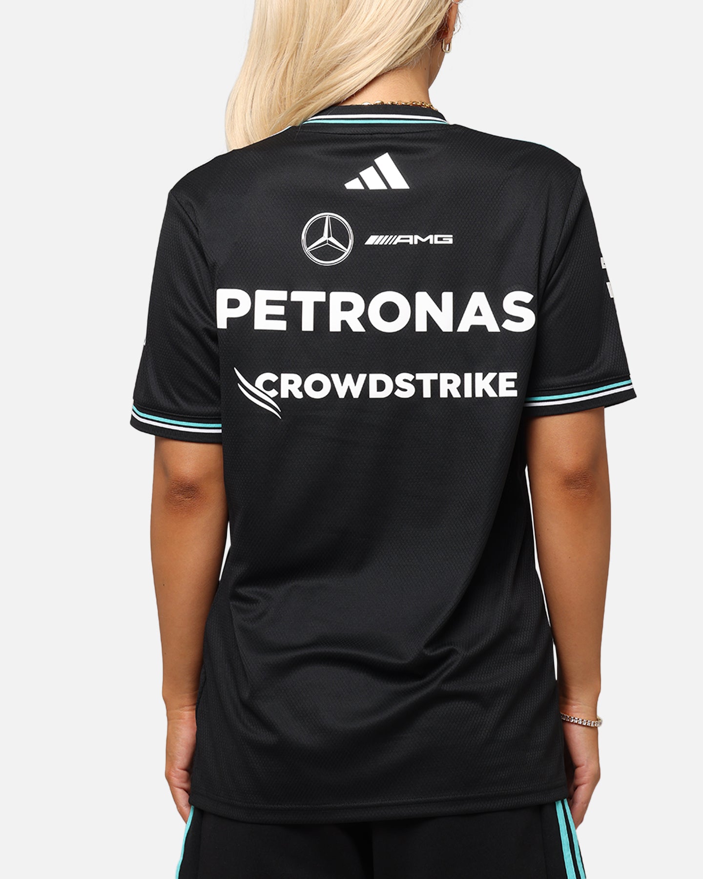 adidas x Mercedes-AMG PETRONAS Formula One F1 2025 Authentic Drive T-Shirt Black、mySite、zt4zffjzw