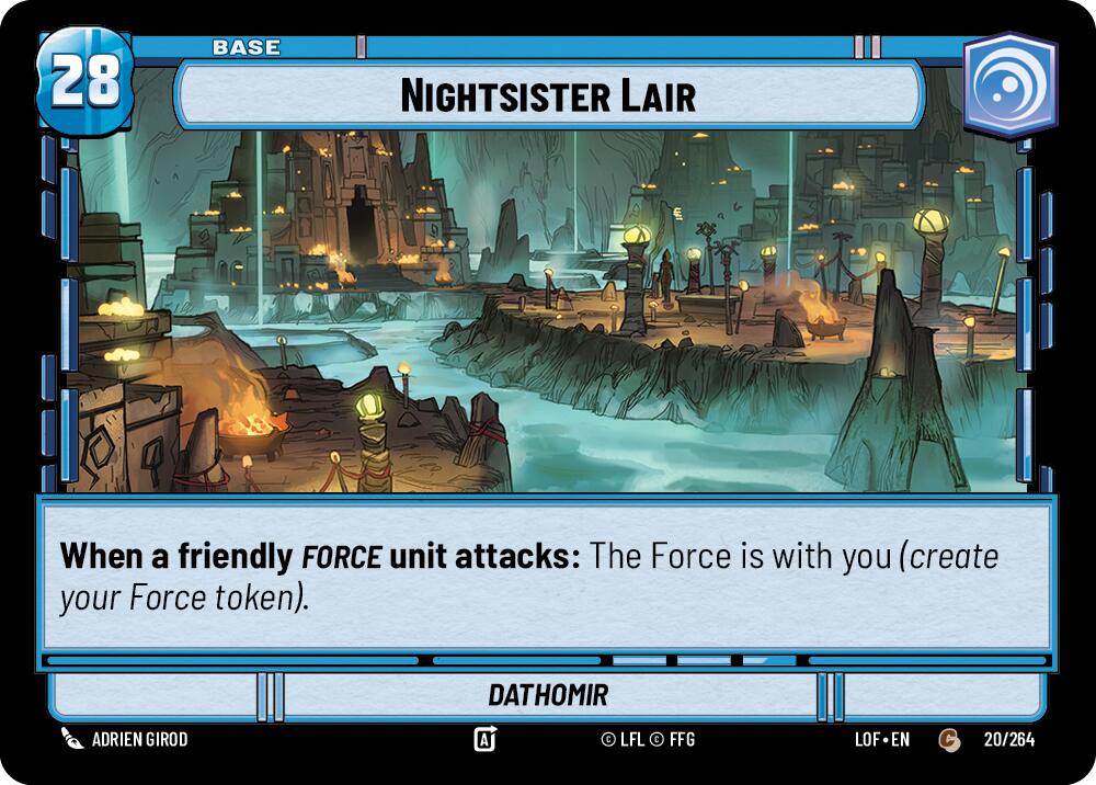 Nightsister Lair // Force (020/264 // T03/T03) (020/264 // T03/T03) Legends of the Force、mySite、waistdrama
