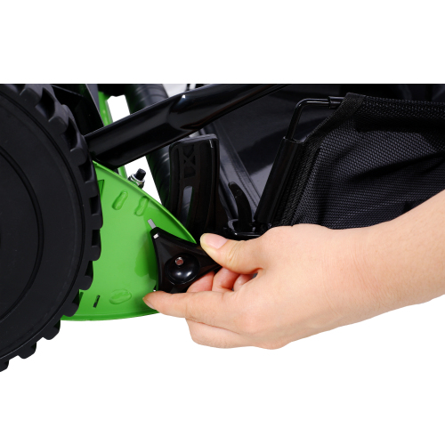 16-Inch 5-Blade Push Reel Lawn Mower with Grass Catcher, GREEN COLOR、、eastwooduniform