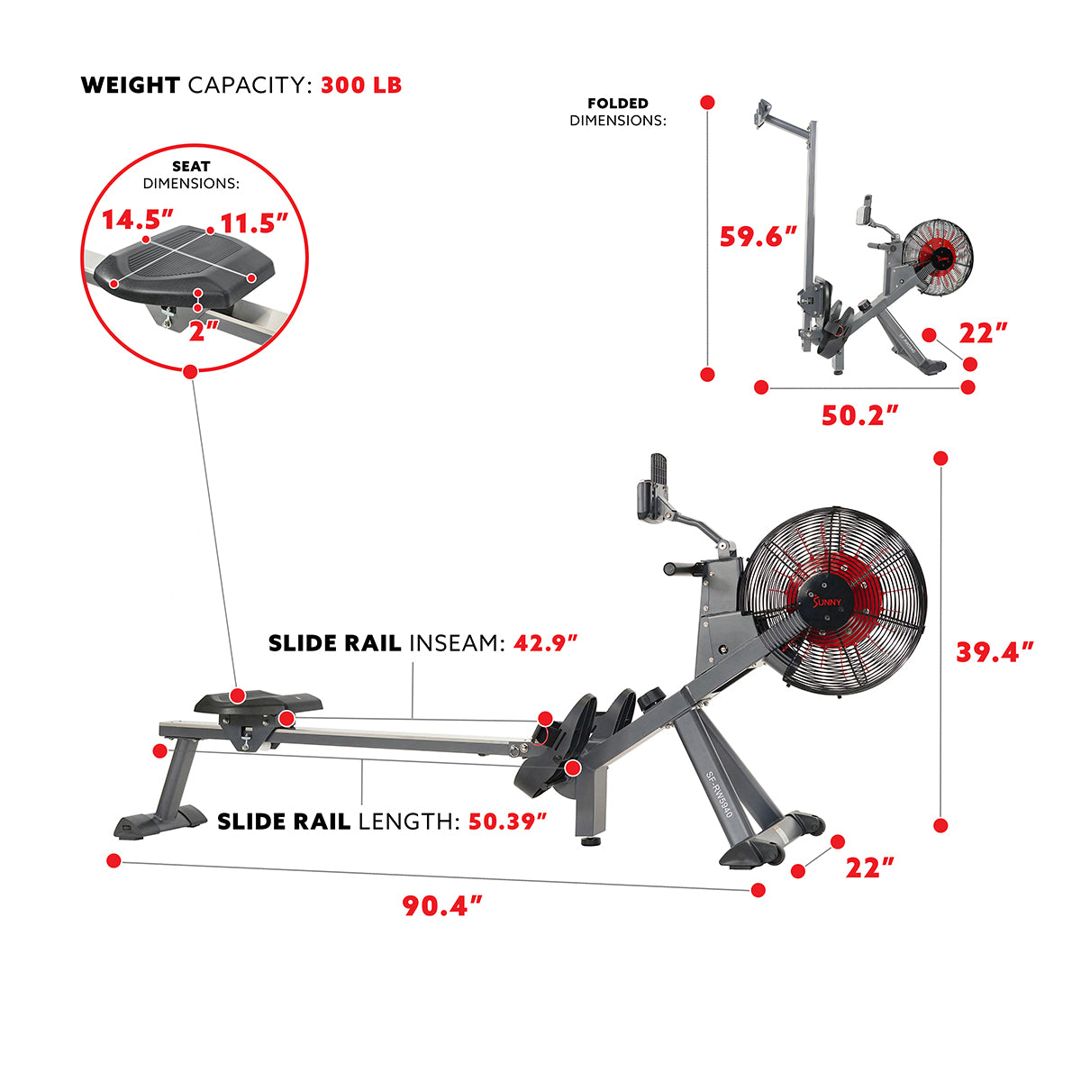  Magnetic Air Resistance Rowing Machine、mySite、ghnorth