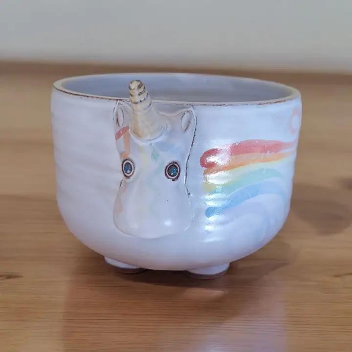 Elwood Rainbow Unicorn - Ceramic Dip Bowl、mySite、g9winljtr