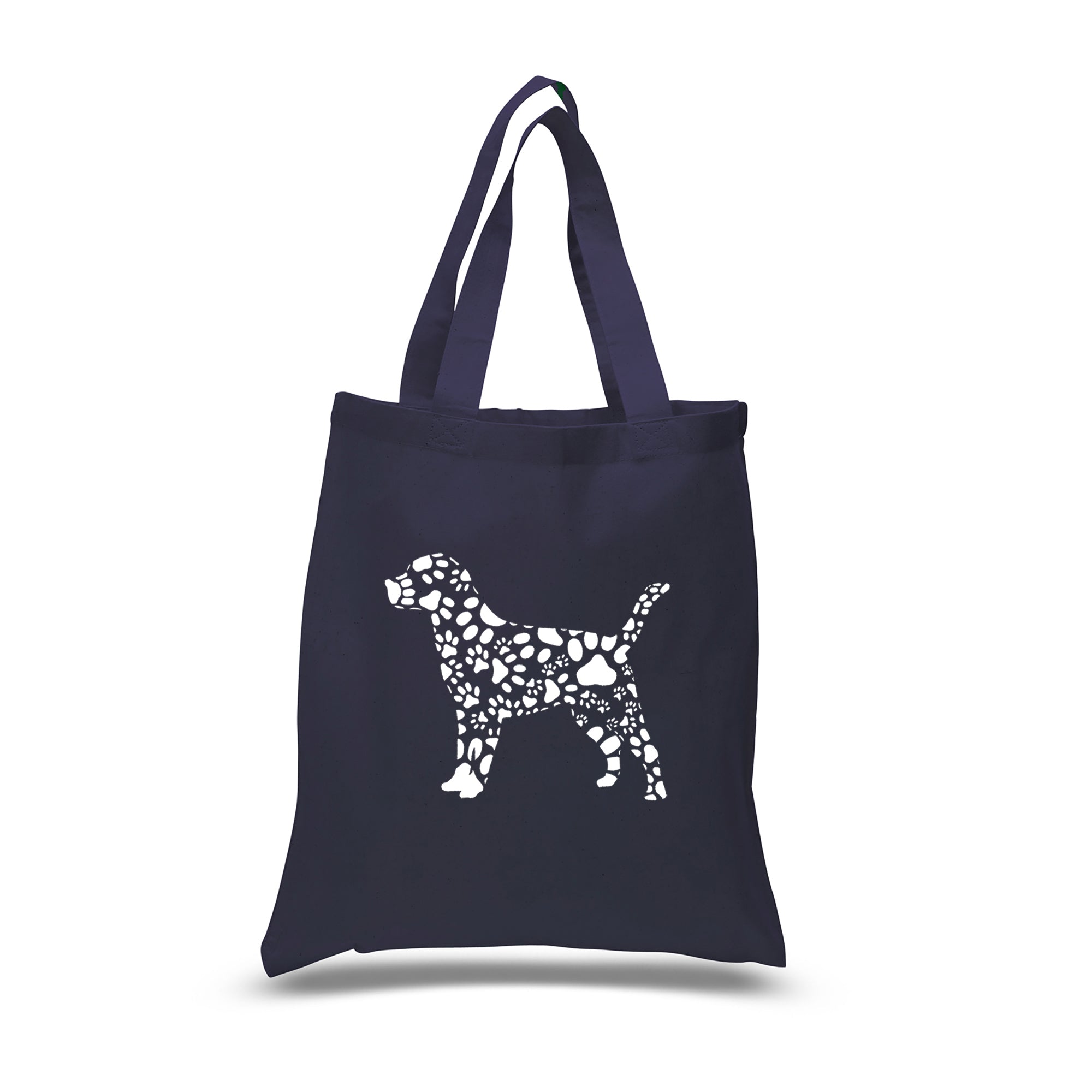 Dog Paw Prints - Small Word Art Tote Bag、mySite、camillekostekn