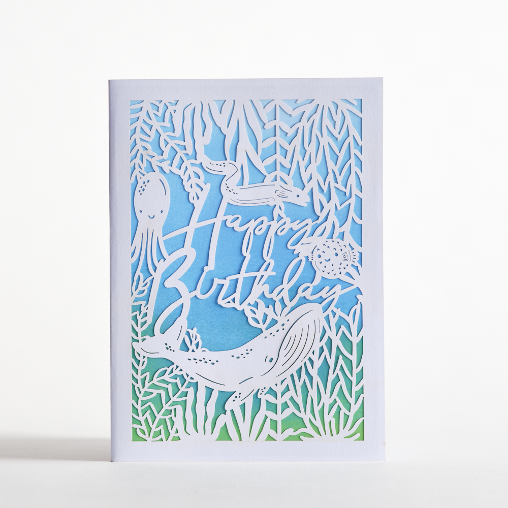 Birthday Sealife: Lovepop Moments™ Card、mySite、solidvoid