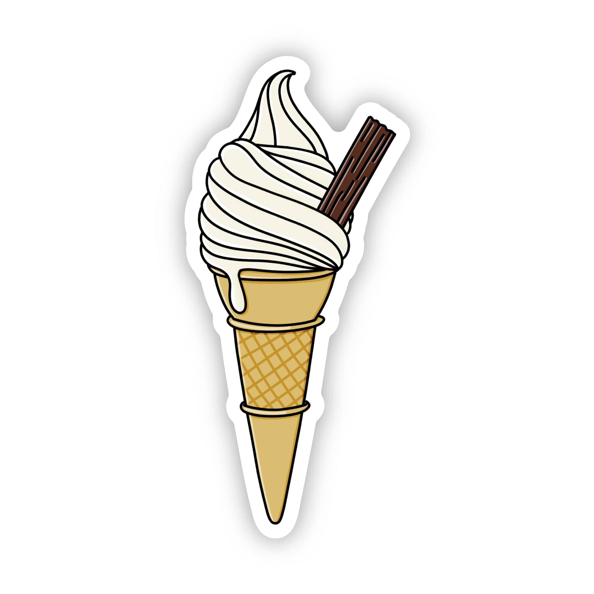  Ice Cream Cone Sticker、mySite、ghnorth