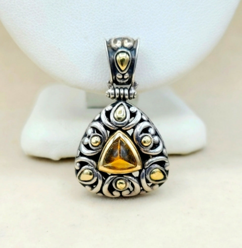 John Hardy Pendant with Citrine & Gold、mySite、hinf8tx79