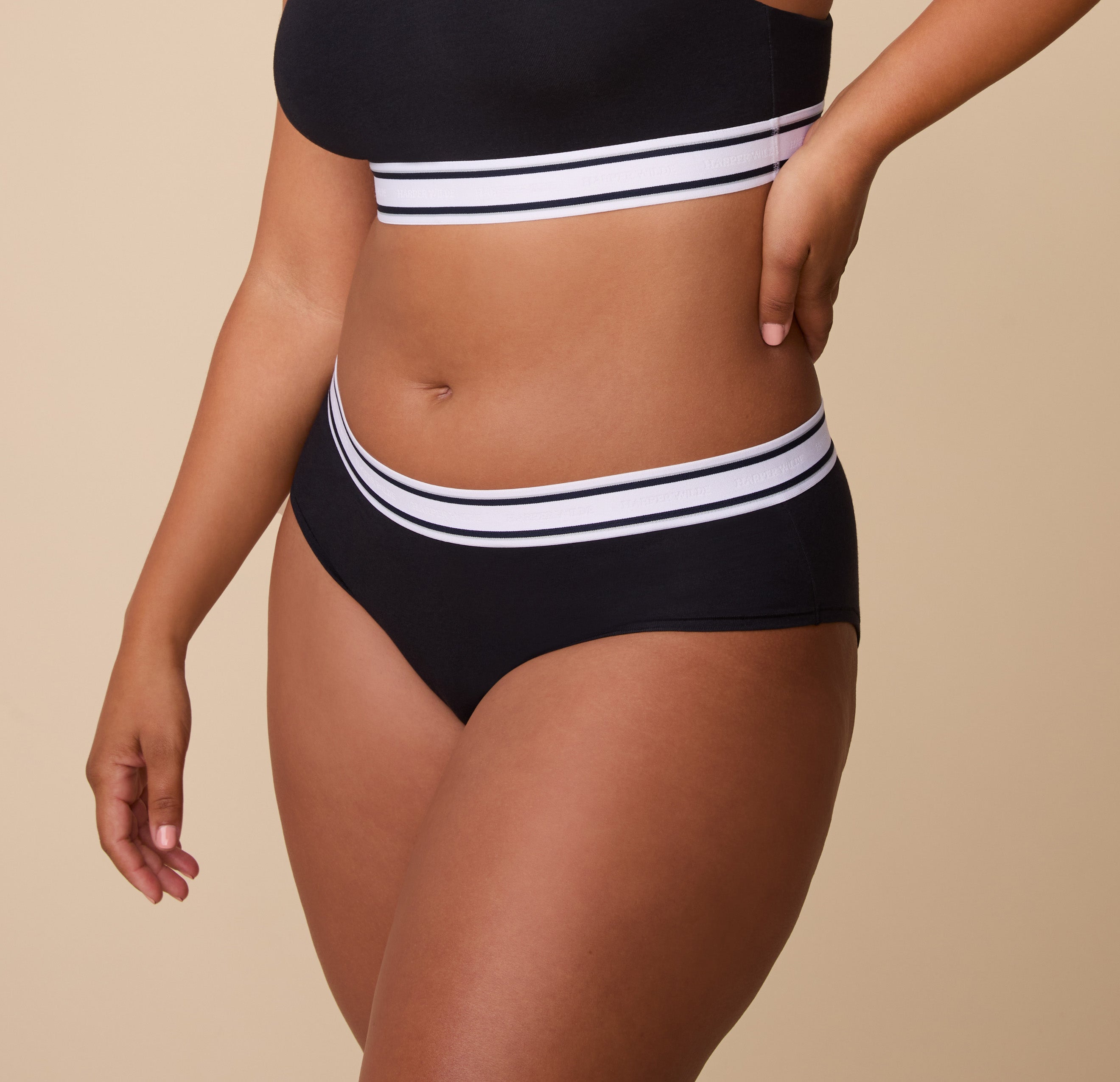 Cloud Cotton Retro Hiphugger - Black、mySite、bengalsvssteelers