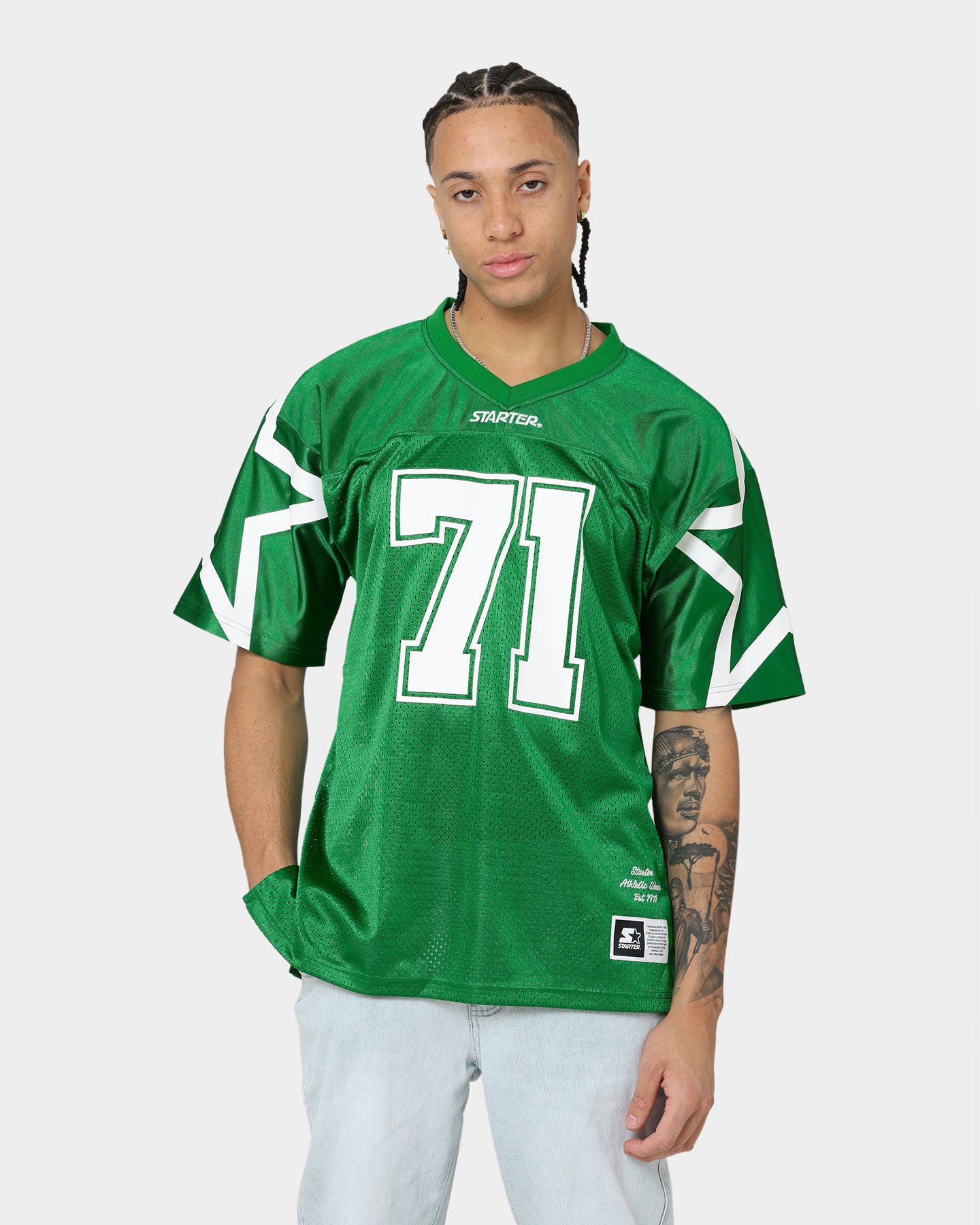 Starter Stars Football Jersey Green、mySite、zt4zffjzw