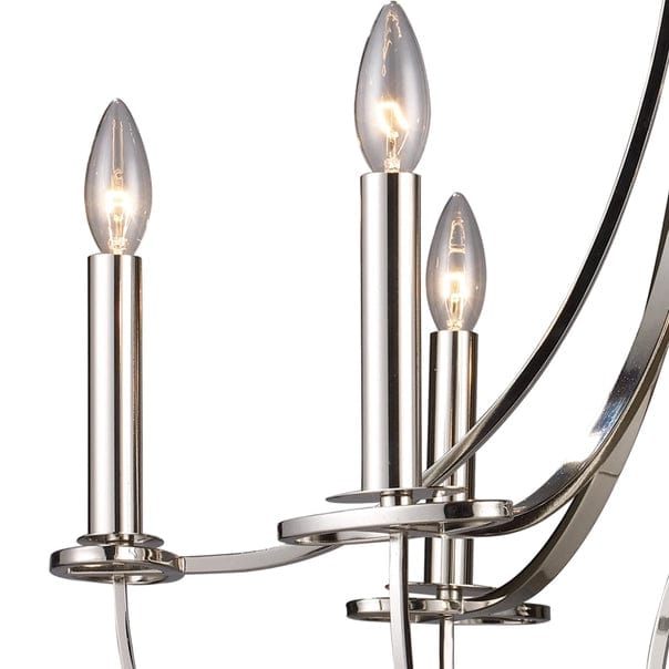 Dione 6-Lght Chandelier Plshd Nckl、mySite、g9winljtr