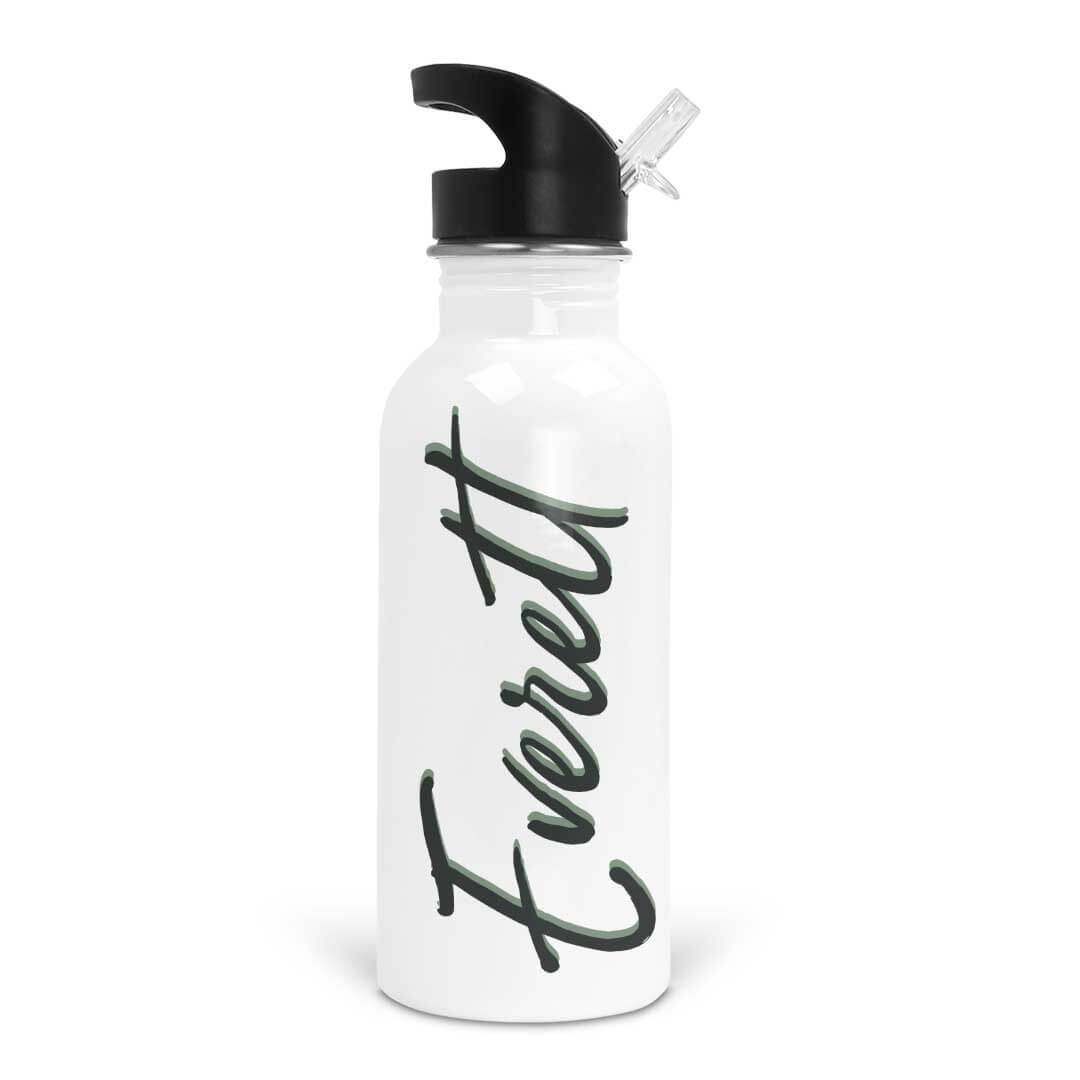  Olive & Moss Script Personalized Kids Water Bottle、mySite、layawaytickets
