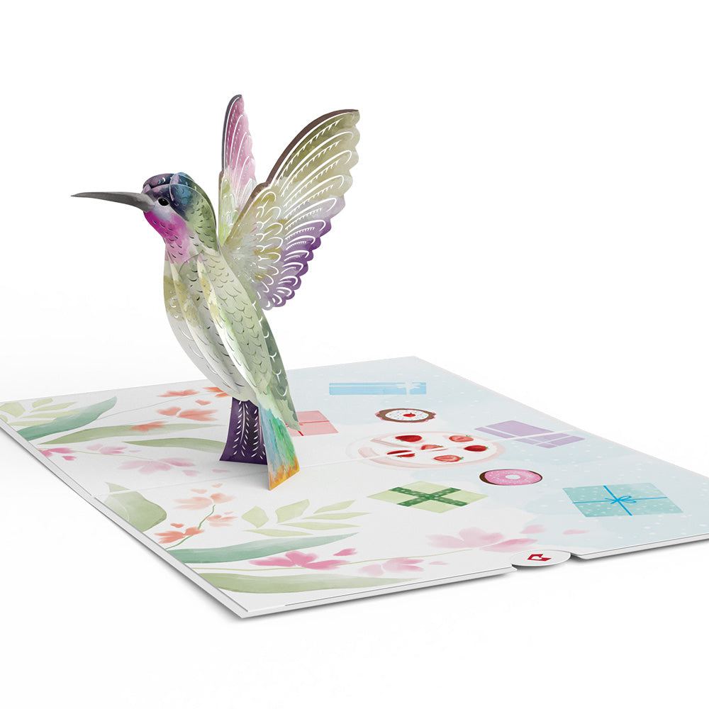 Birthday Hummingbird Pop-Up Card、mySite、solidvoid