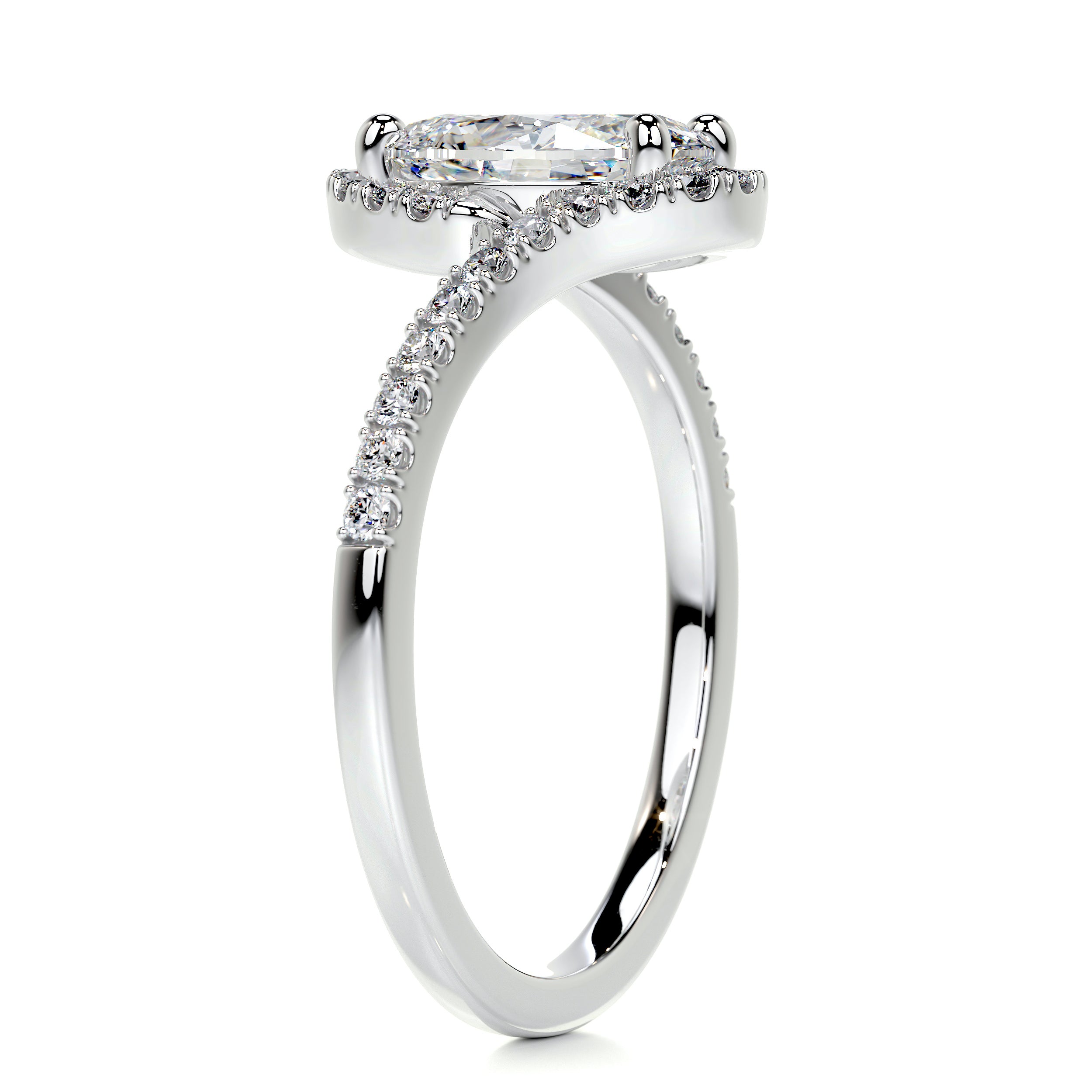 Stella Diamond Engagement Ring -18K White Gold、mySite、hinf8tx79