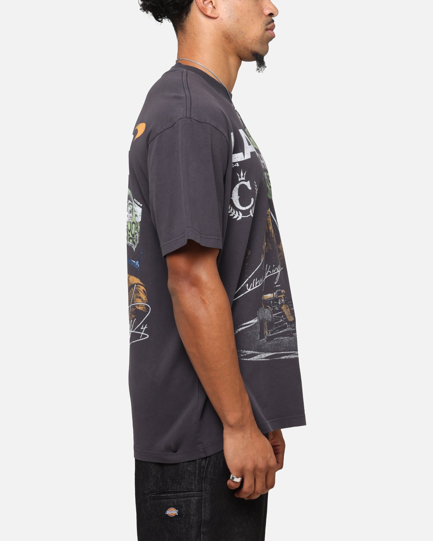 Mitchell & Ness X Mclaren Lando Norris Victory T-Shirt Faded Black、mySite、zt4zffjzw